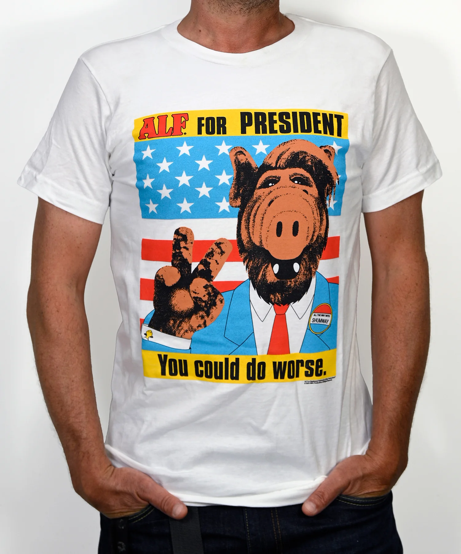 ALF for President Tee Shirt (2024 Con Exclusive) - Image 3
