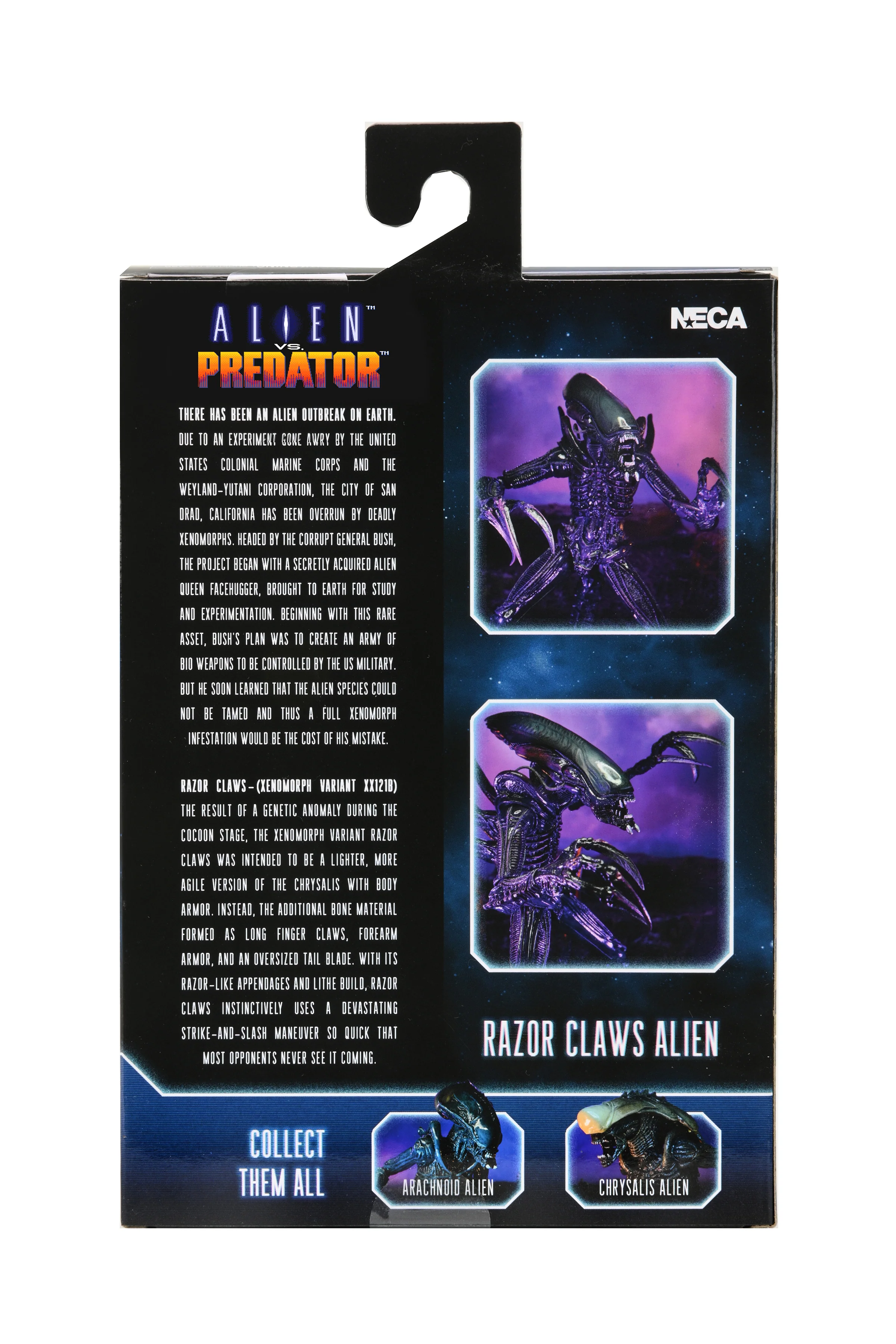 Alien vs Predator - Razor Claws Alien (Movie Deco) 7" Scale Action Figure - Image 7