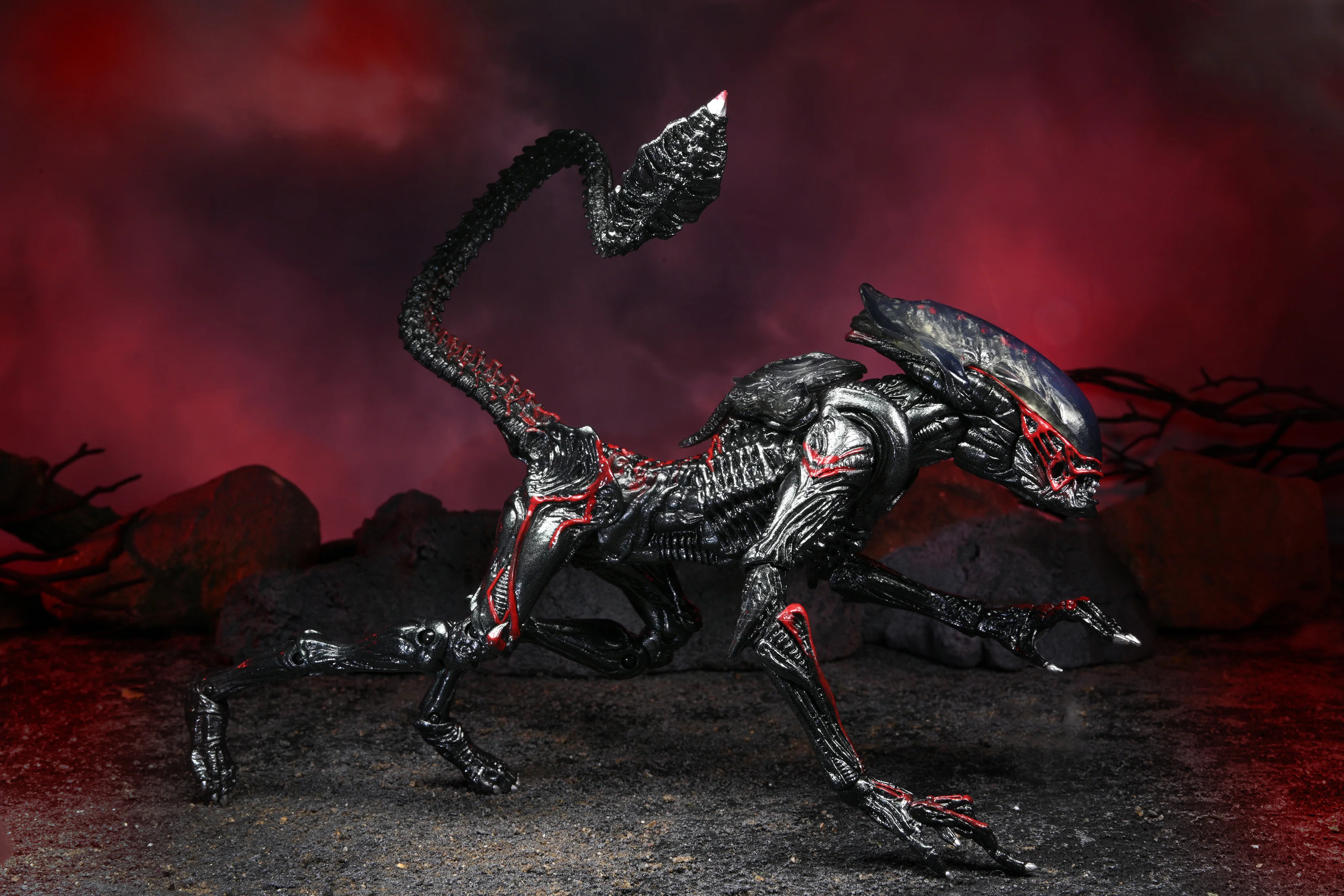 Aliens - Ultimate Kenner Tribute Night Cougar Alien 7" Scale Action Figure - Image 3