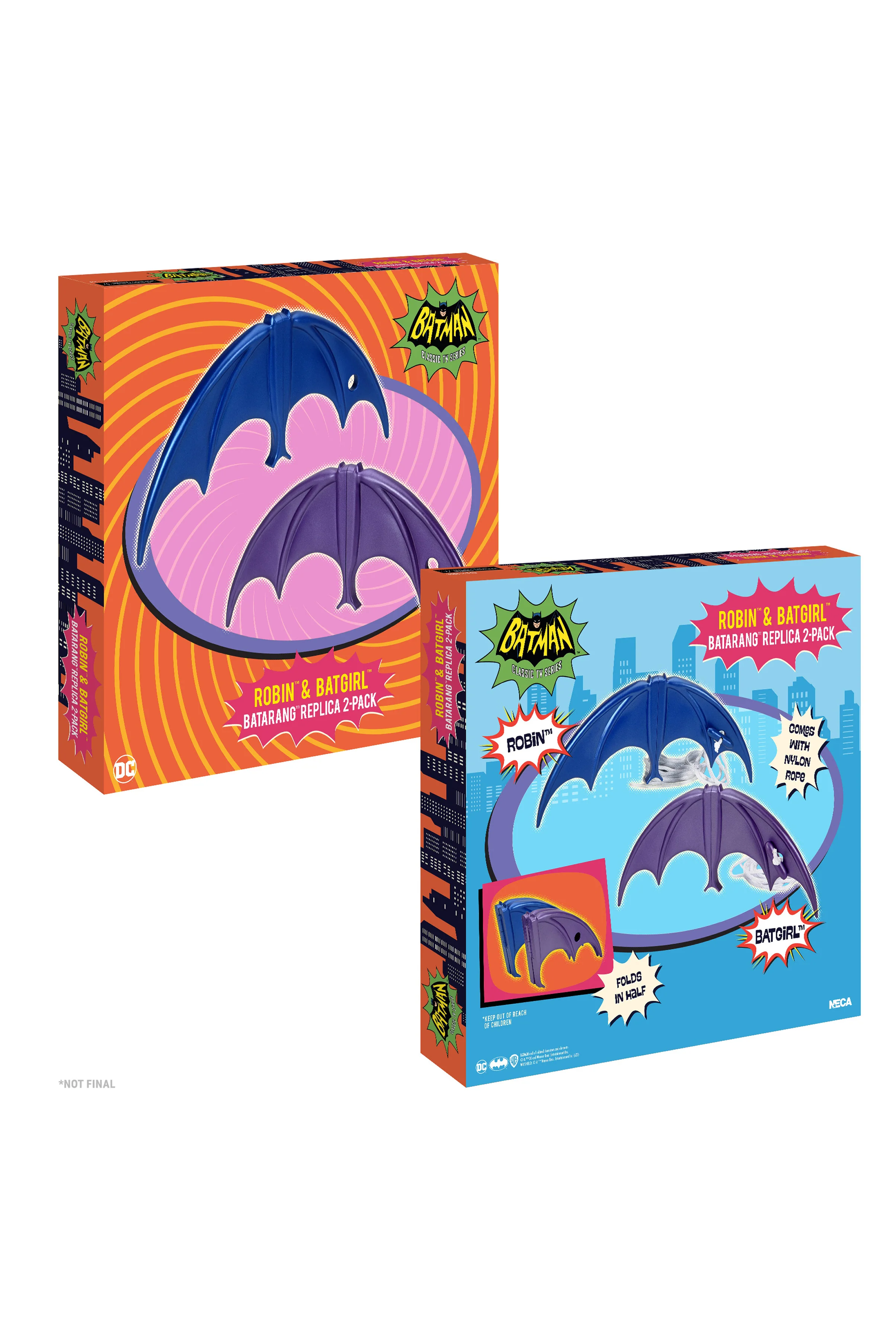Batman (1966 TV) – Prop Replicas – Batgirl and Robin’s Batarangs 2-pack - Image 6