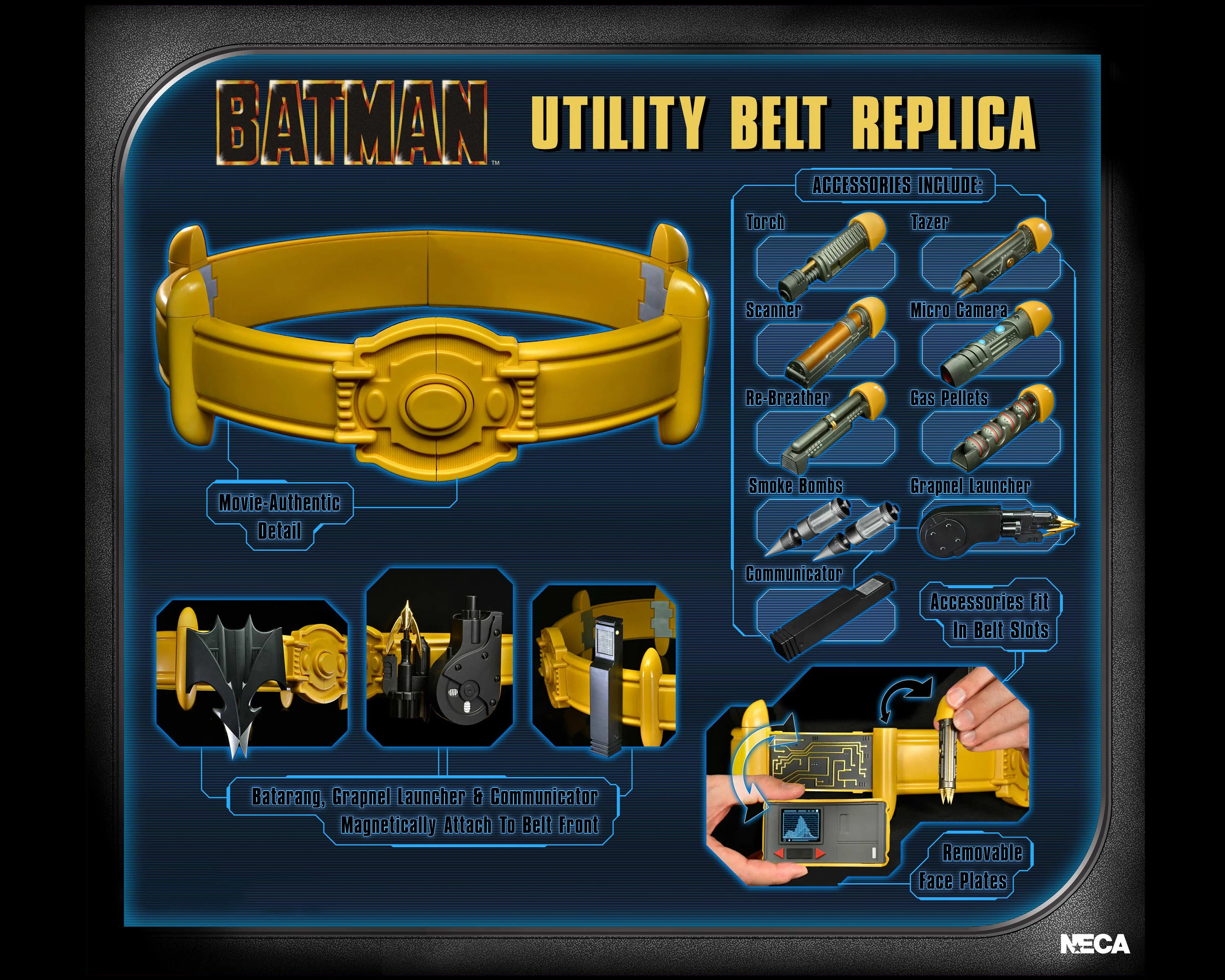 Batman (1989 Film) – Utility Belt Prop Replica Bundle - Image 4