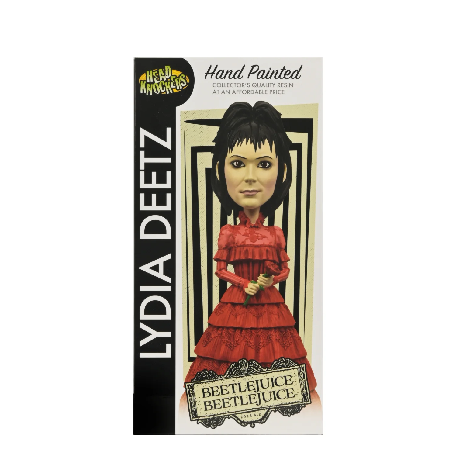 Beetlejuice Beetlejuice Lydia Deetz in Red Wedding Dress Head Knocker - Image 7