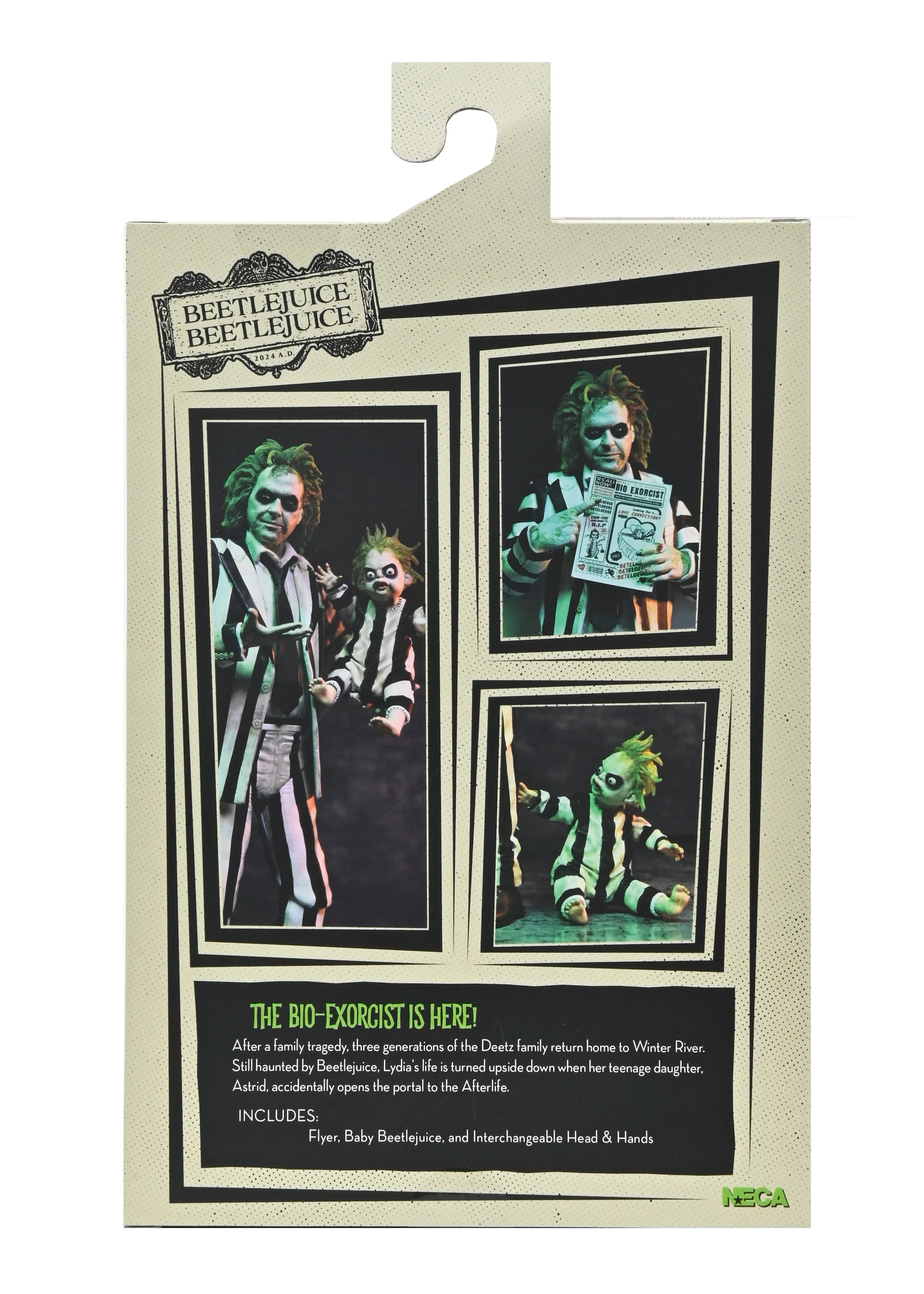 Beetlejuice Beetlejuice - Ultimate Striped Suit Beetlejuice 7" Scale Action Figure - Image 8
