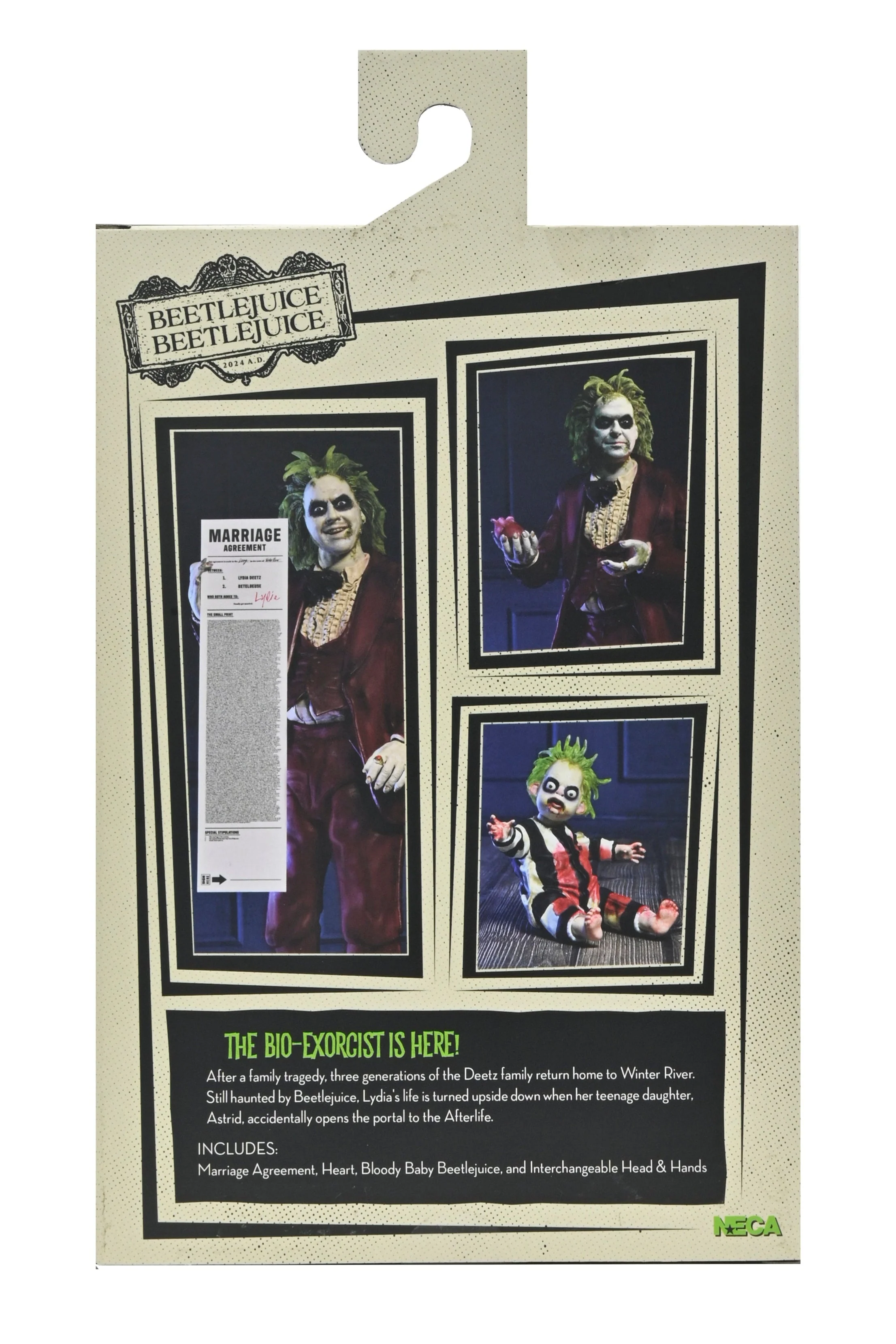 Beetlejuice Beetlejuice - Ultimate Wedding Tuxedo Beetlejuice 7" Scale Action Figure - Image 9