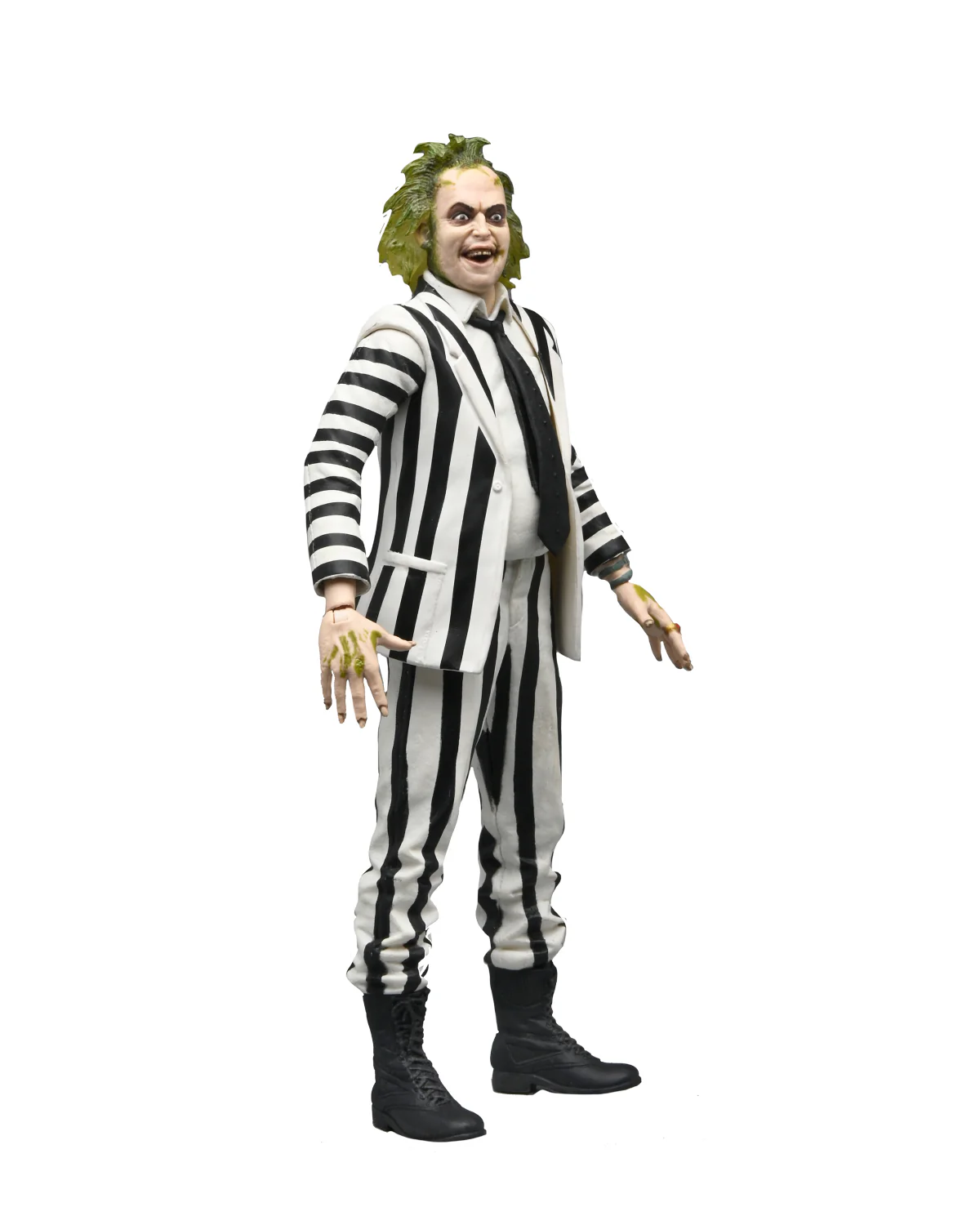 Beetlejuice (1988) - Black and White Striped Suit Beetlejuice 7" Scale Action Figure - Image 5