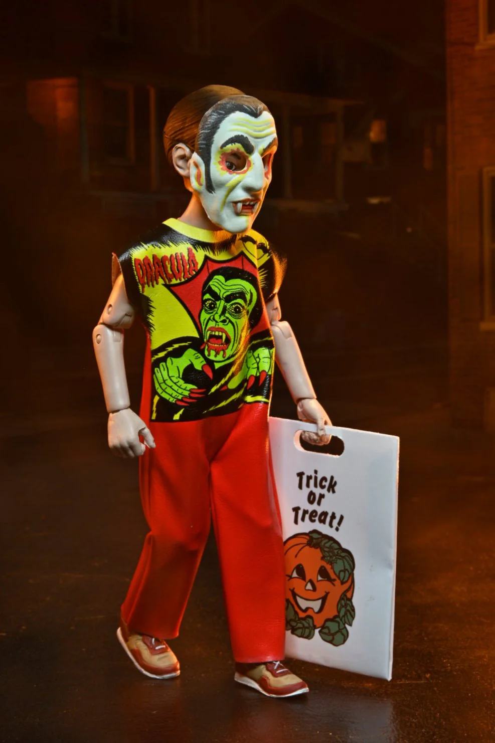 Ben Cooper Costume Kids Collection - Series 1 Bundle Glow-in-the-Dark Costumed Action Figures (Creature, Dracula, Frankenstein, Phantom, Vampire Girl) - Image 10