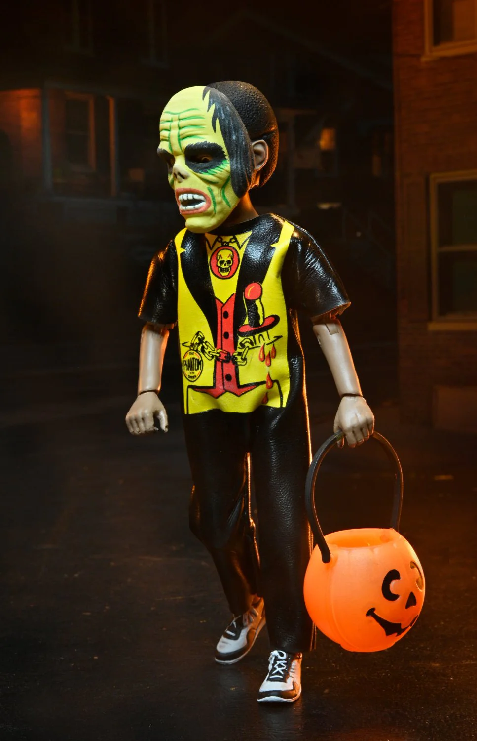 Ben Cooper Costume Kids Collection - Series 1 Bundle Glow-in-the-Dark Costumed Action Figures (Creature, Dracula, Frankenstein, Phantom, Vampire Girl) - Image 4