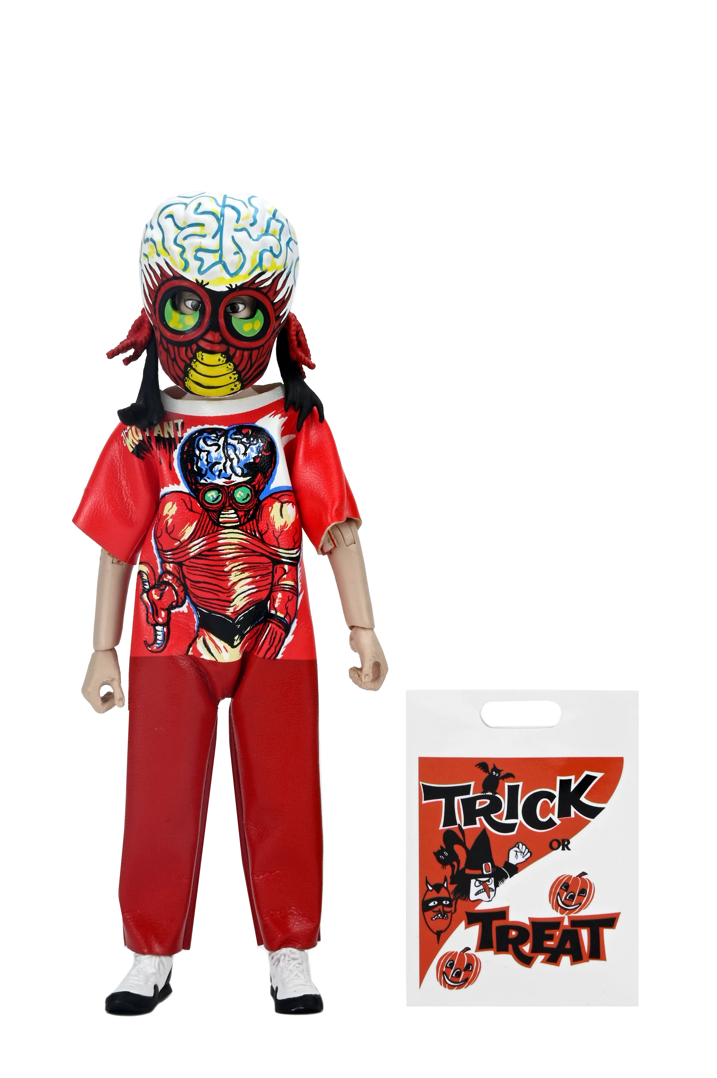 Ben Cooper Costume Kids Collection - Series 6 Costumed Action Figure Bundle (Clown, Metaluna Mutant, Spooky Monster, Visible Man, Wolfman) - Image 10