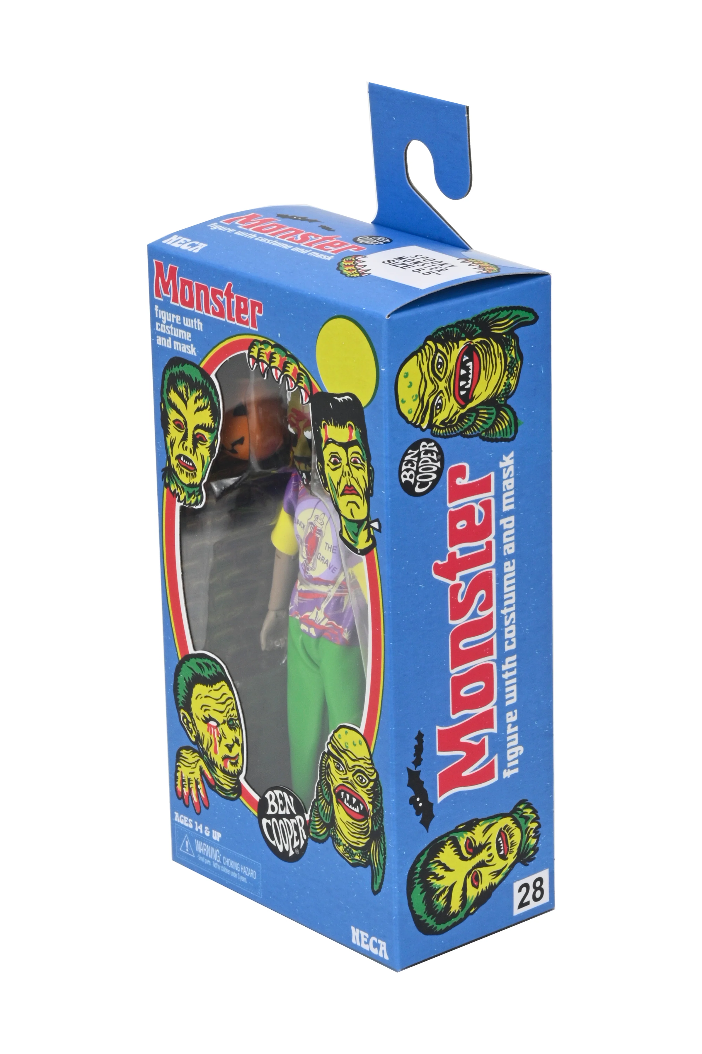 Ben Cooper Costume Kids Collection - Series 6 Costumed Action Figure Bundle (Clown, Metaluna Mutant, Spooky Monster, Visible Man, Wolfman) - Image 14
