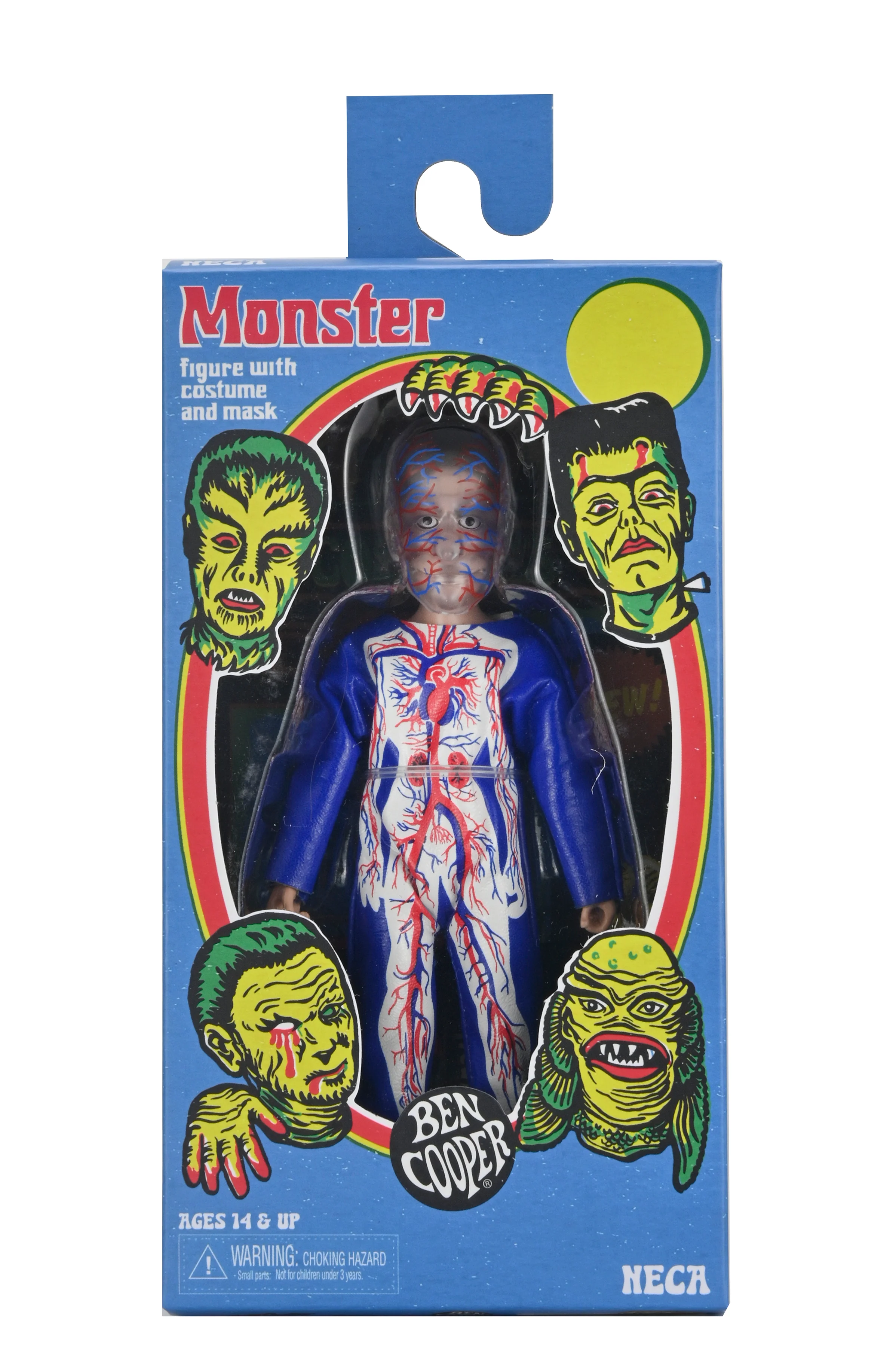 Ben Cooper Costume Kids Collection - Series 6 Costumed Action Figure Bundle (Clown, Metaluna Mutant, Spooky Monster, Visible Man, Wolfman) - Image 18