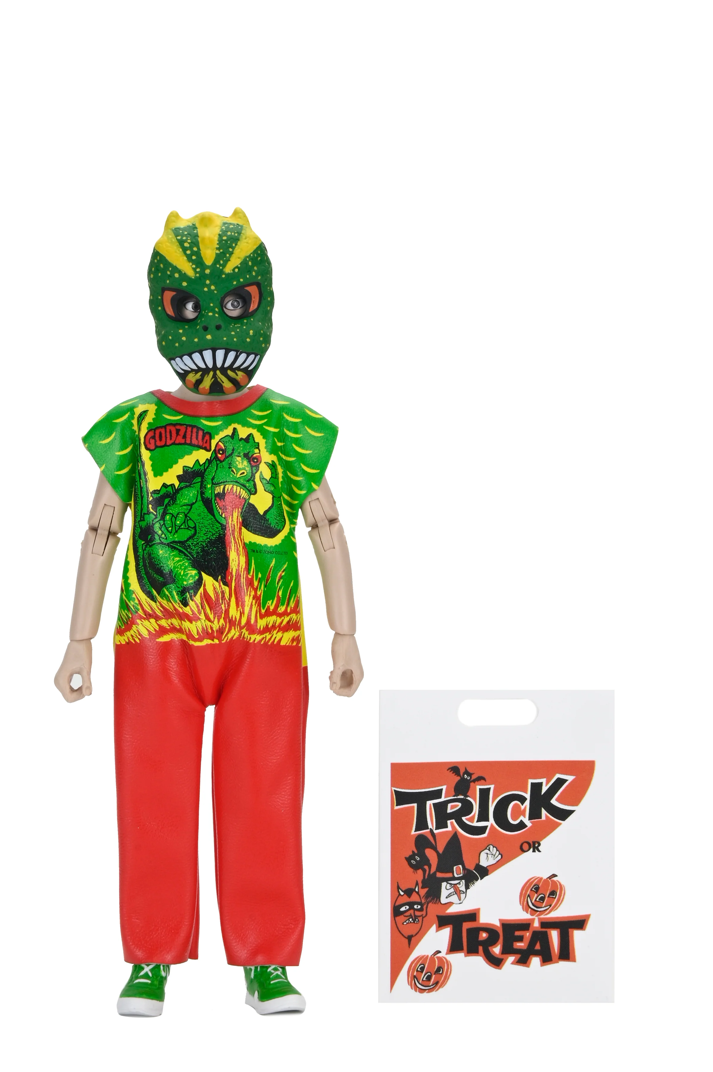 Ben Cooper Costume Kids Collection - Series 7 Costumed Action Figure Bundle (Godzilla, Jaws, Warrior, Tarman, The Fly) - Image 6