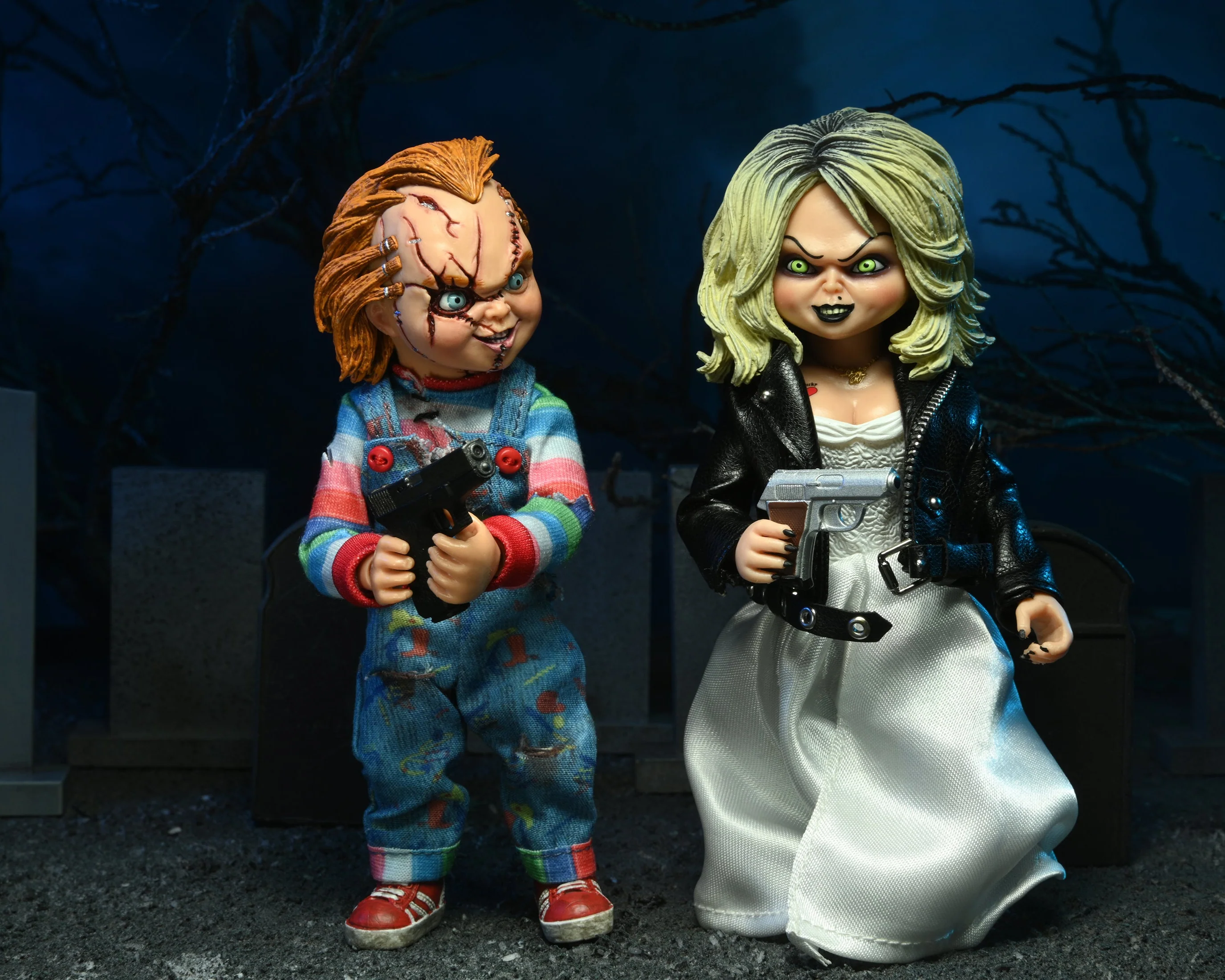 Bride of Chucky - Chucky and Tiffany 8" Clothed Action Figure (2-Pack) - Image 3