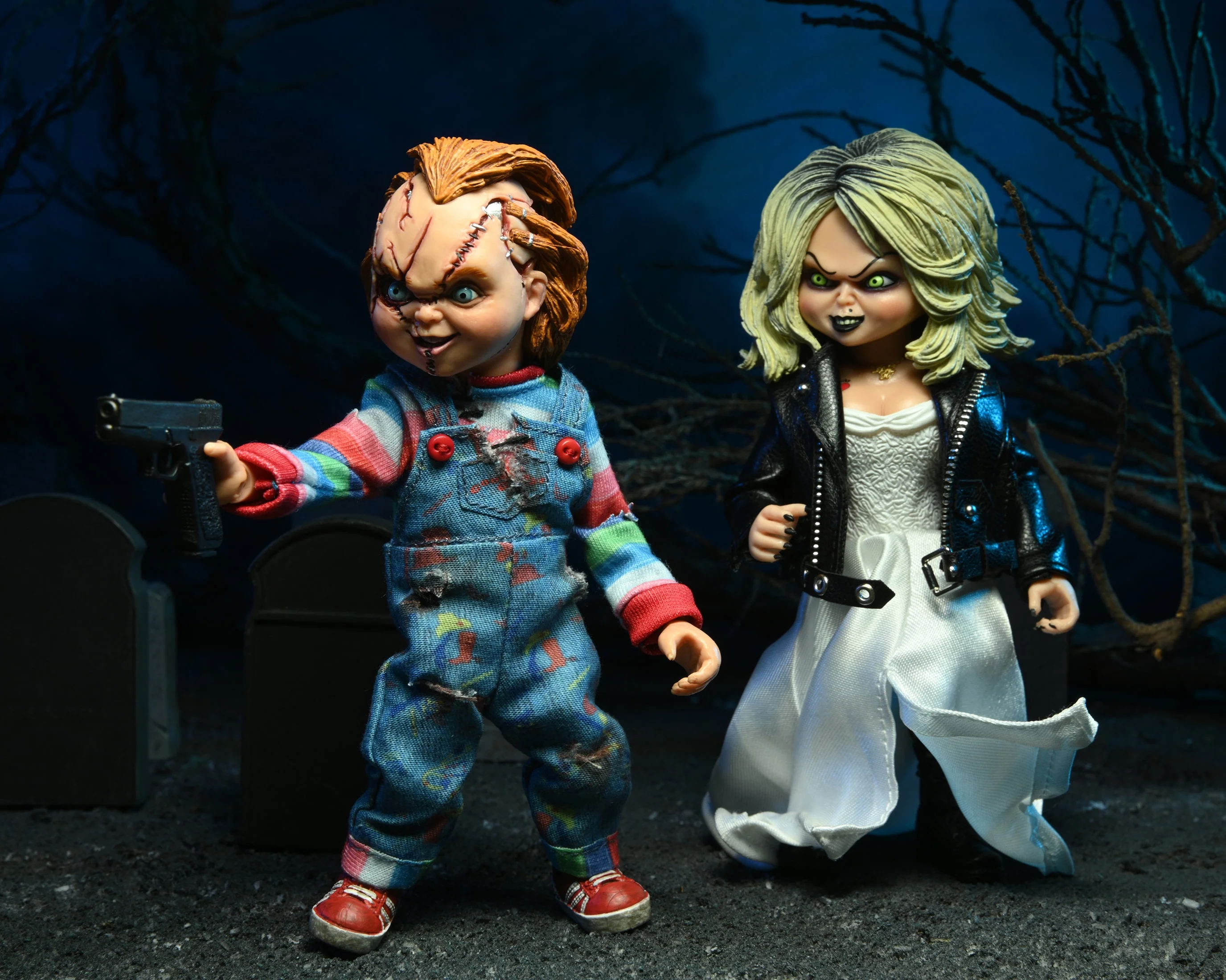 Bride of Chucky - Chucky and Tiffany 8" Clothed Action Figure (2-Pack) - Image 5