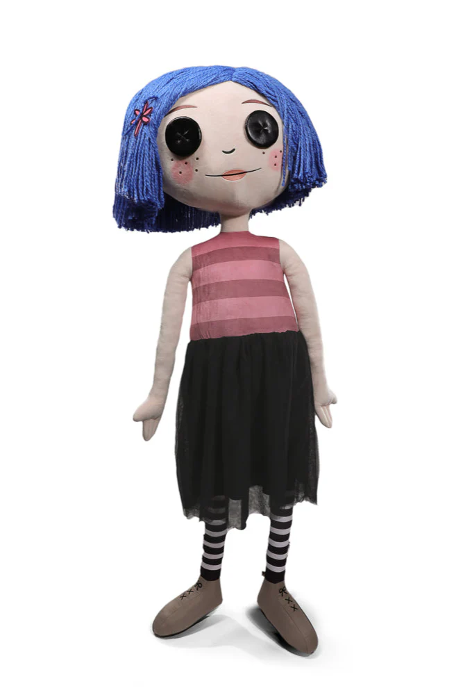 Coraline with Button Eyes Life-Size Plush Doll - Image 4