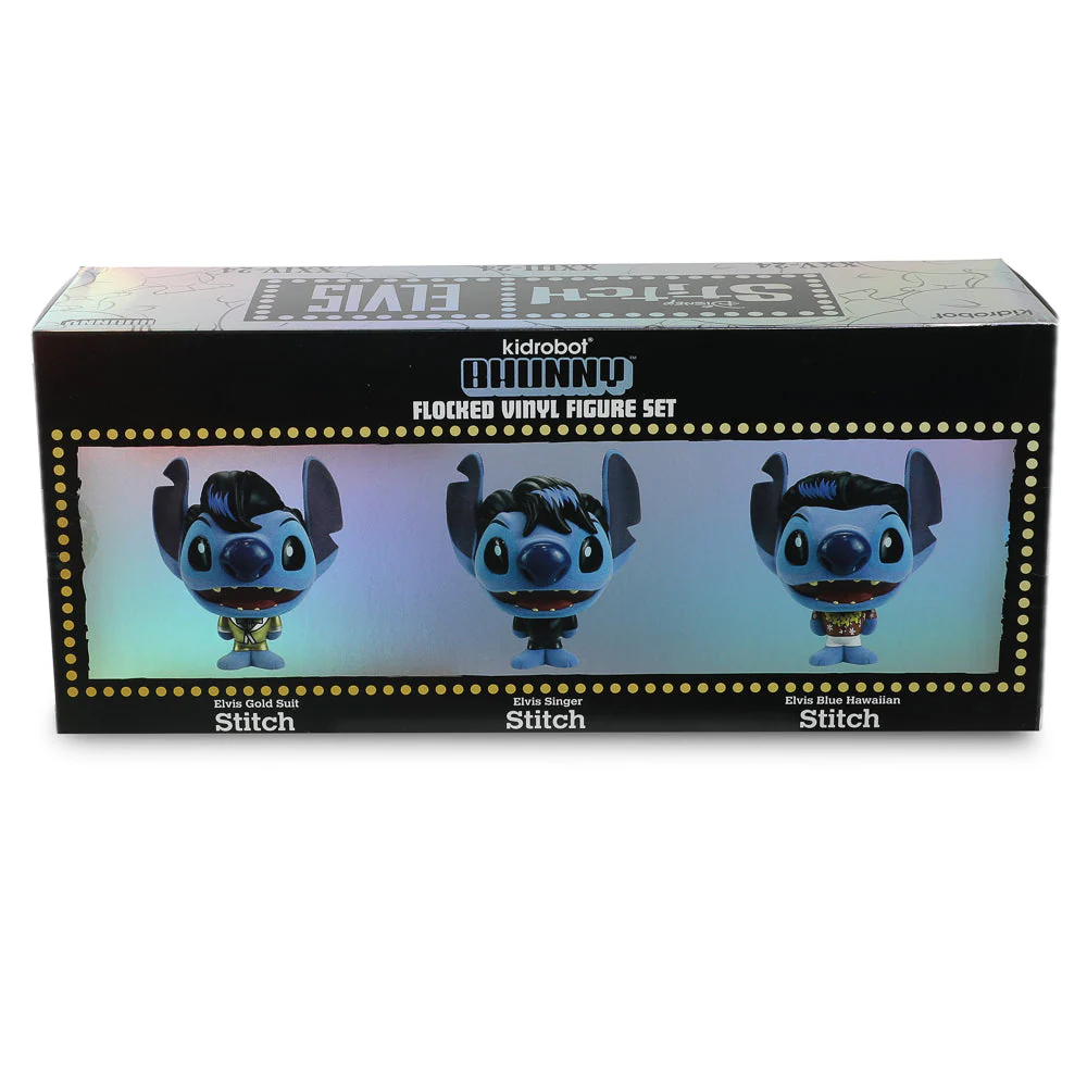 Disney Stitch - Elvis Bhunny 4â Flocked Vinyl Figure Set of 3 - Image 13
