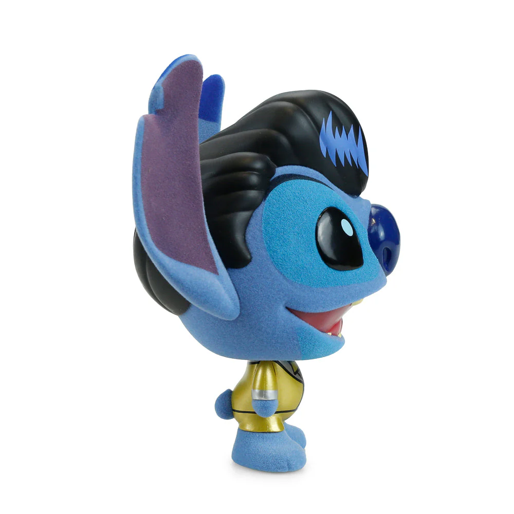 Disney Stitch - Gold Suit Elvis Bhunny 4" Flocked Vinyl Figure - Image 3