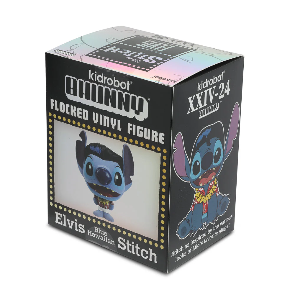Disney Stitch - Hawaiian Elvis Bhunny 4" Flocked Vinyl Figure - Image 10