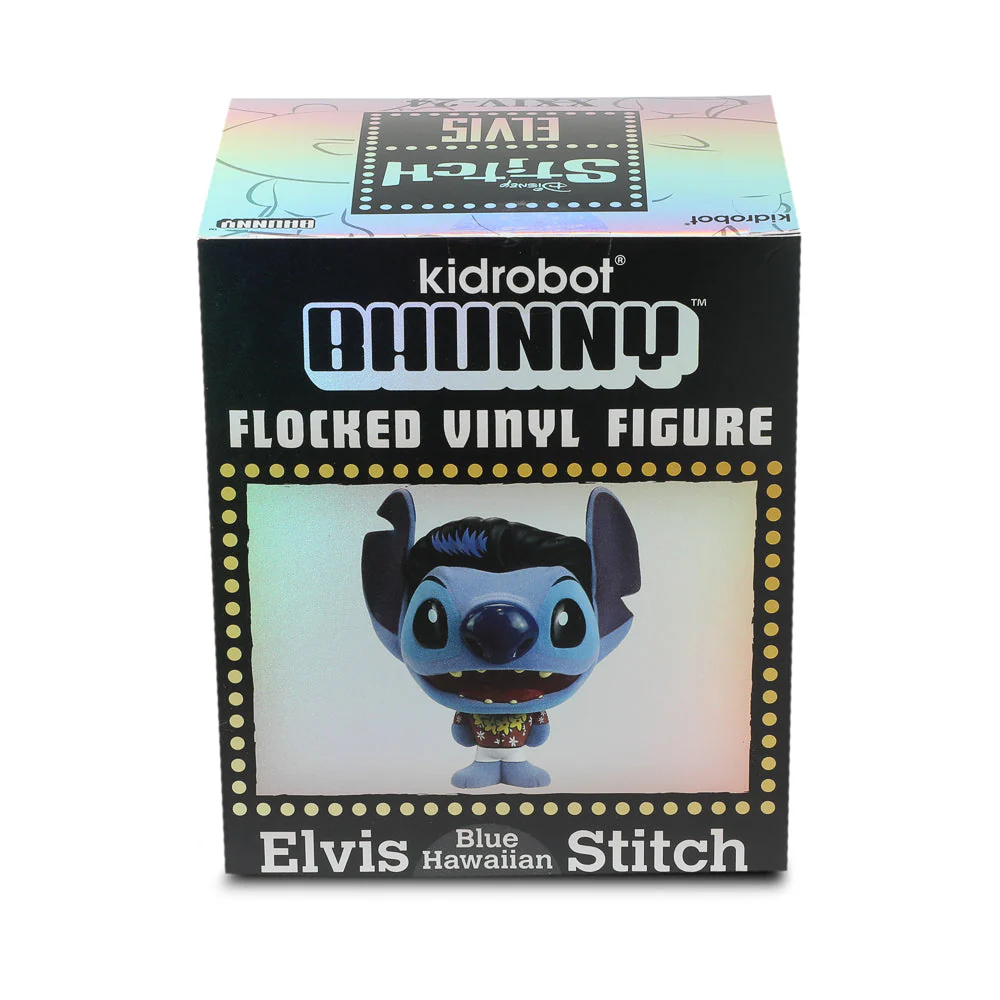 Disney Stitch - Hawaiian Elvis Bhunny 4" Flocked Vinyl Figure - Image 11