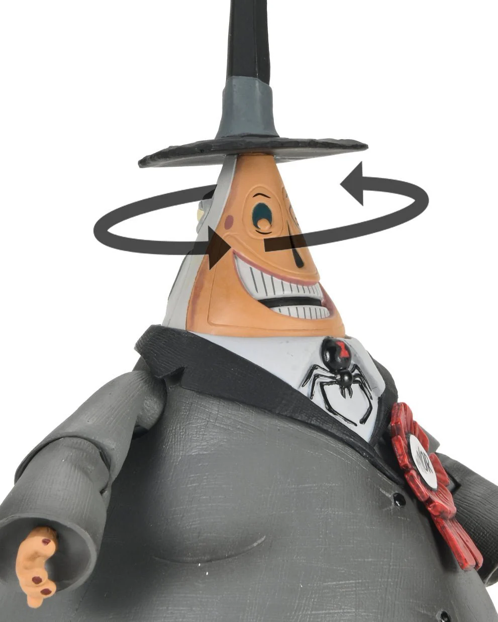 Disney Tim Burtonâs The Nightmare Before Christmas - Ultimate Mayor of Halloween Town 7â Scale Action Figure - Image 4