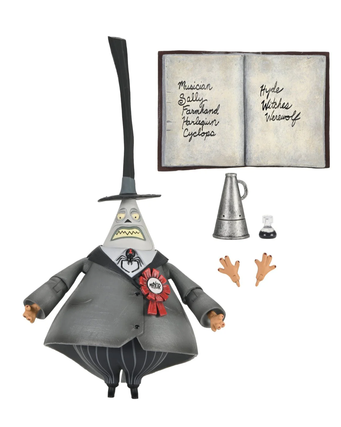 Disney Tim Burtonâs The Nightmare Before Christmas - Ultimate Mayor of Halloween Town 7â Scale Action Figure - Image 5