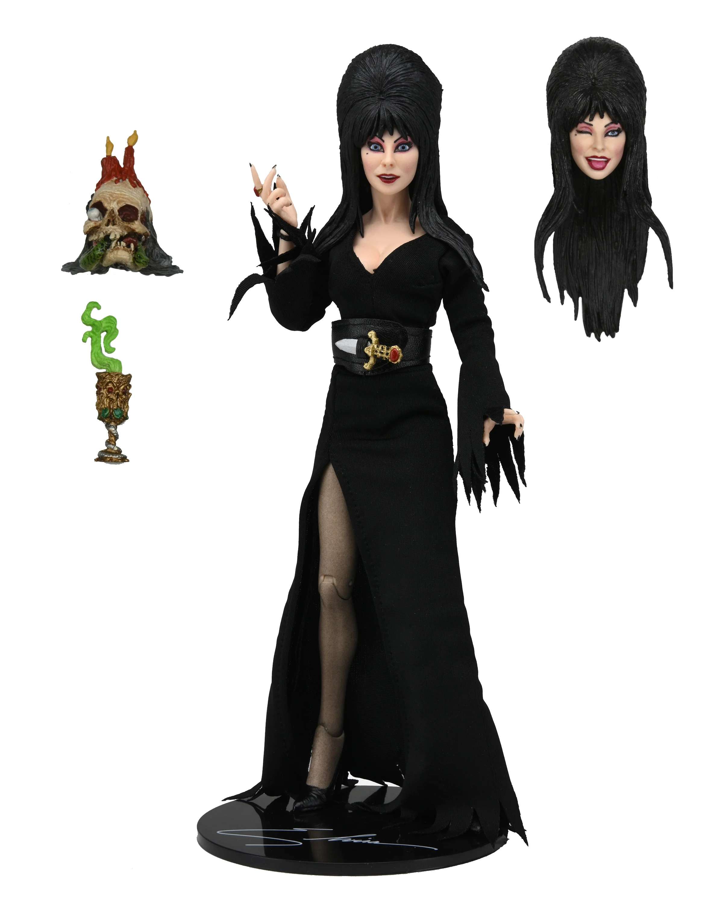 Elvira - Mistress of the Dark 8” Clothed Action Figure - Image 8