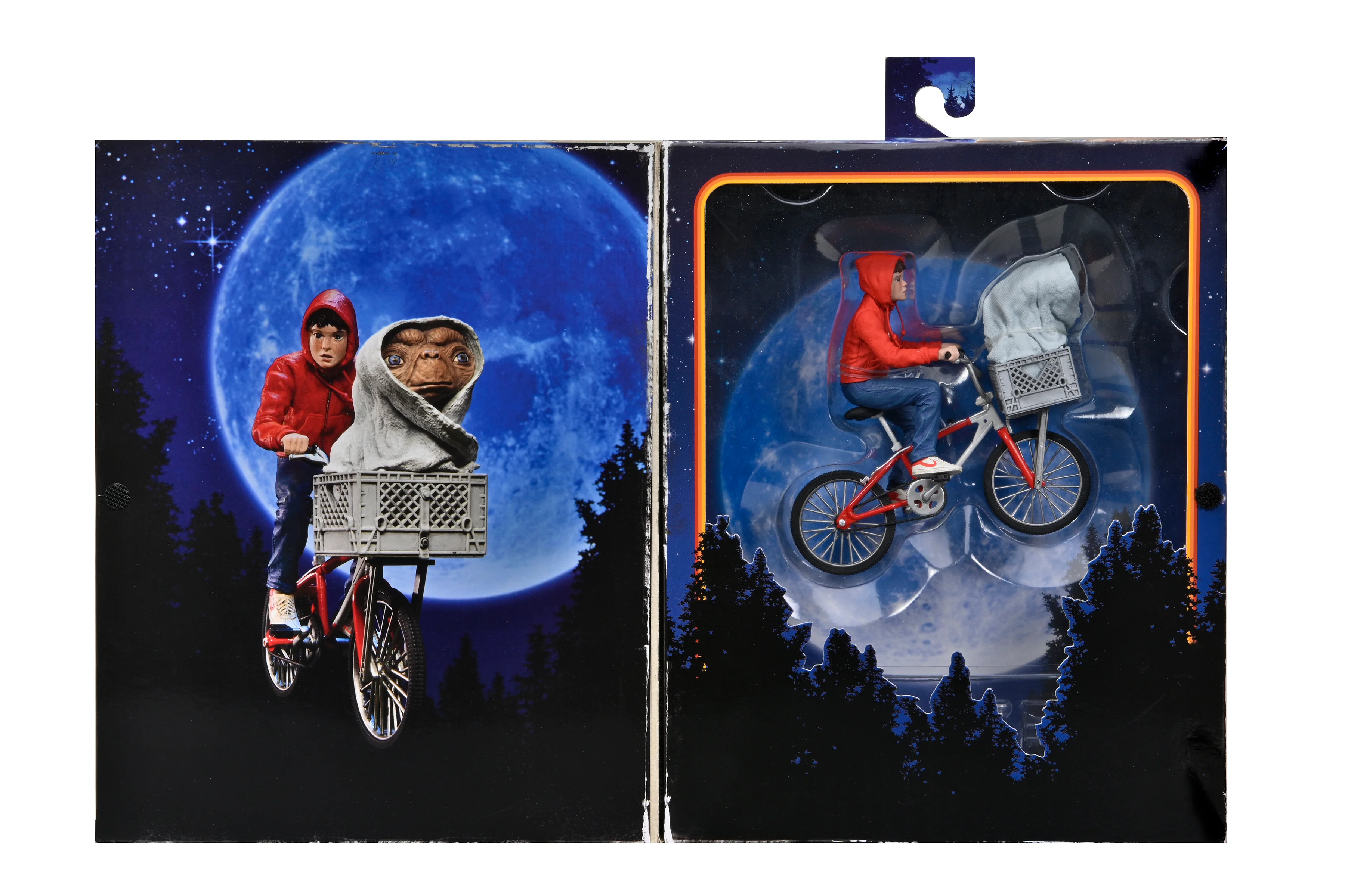 E.T. The Extra-Terrestrial - Elliott & E.T. on Bicycle (40th Anniversary) 7" Scale Action Figure - Image 7