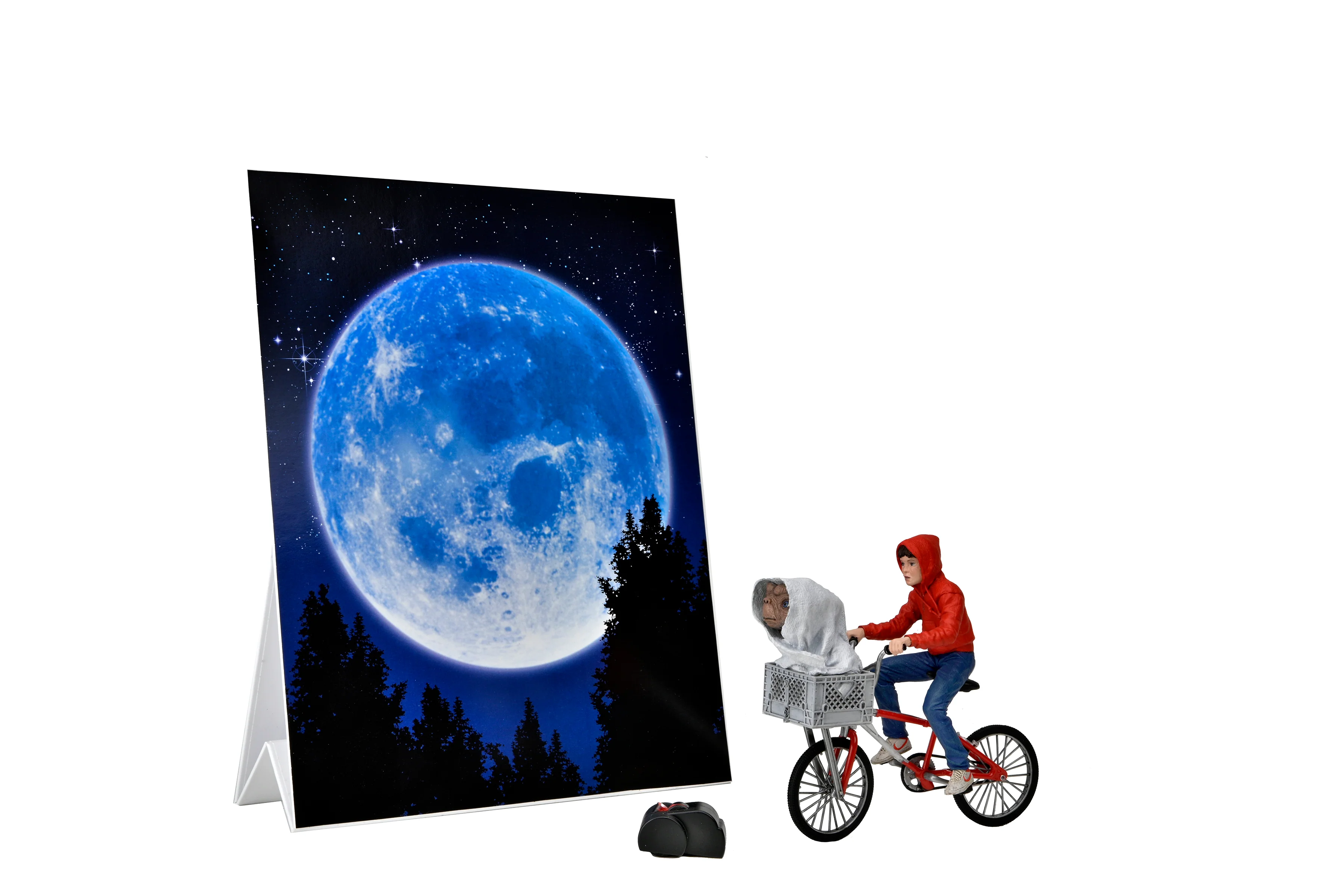 E.T. The Extra-Terrestrial - Elliott & E.T. on Bicycle (40th Anniversary) 7" Scale Action Figure - Image 9