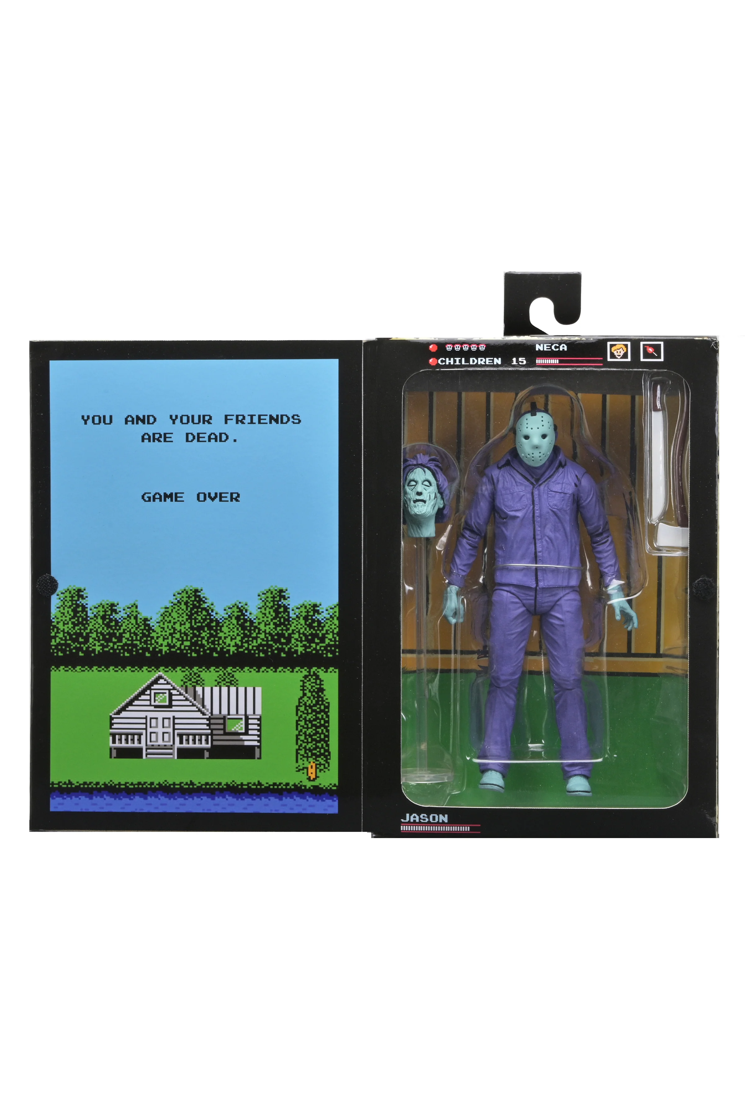 Friday the 13th - Classic Video Game Jason 7" Scale Action Figure with Theme Music Packaging - Image 9