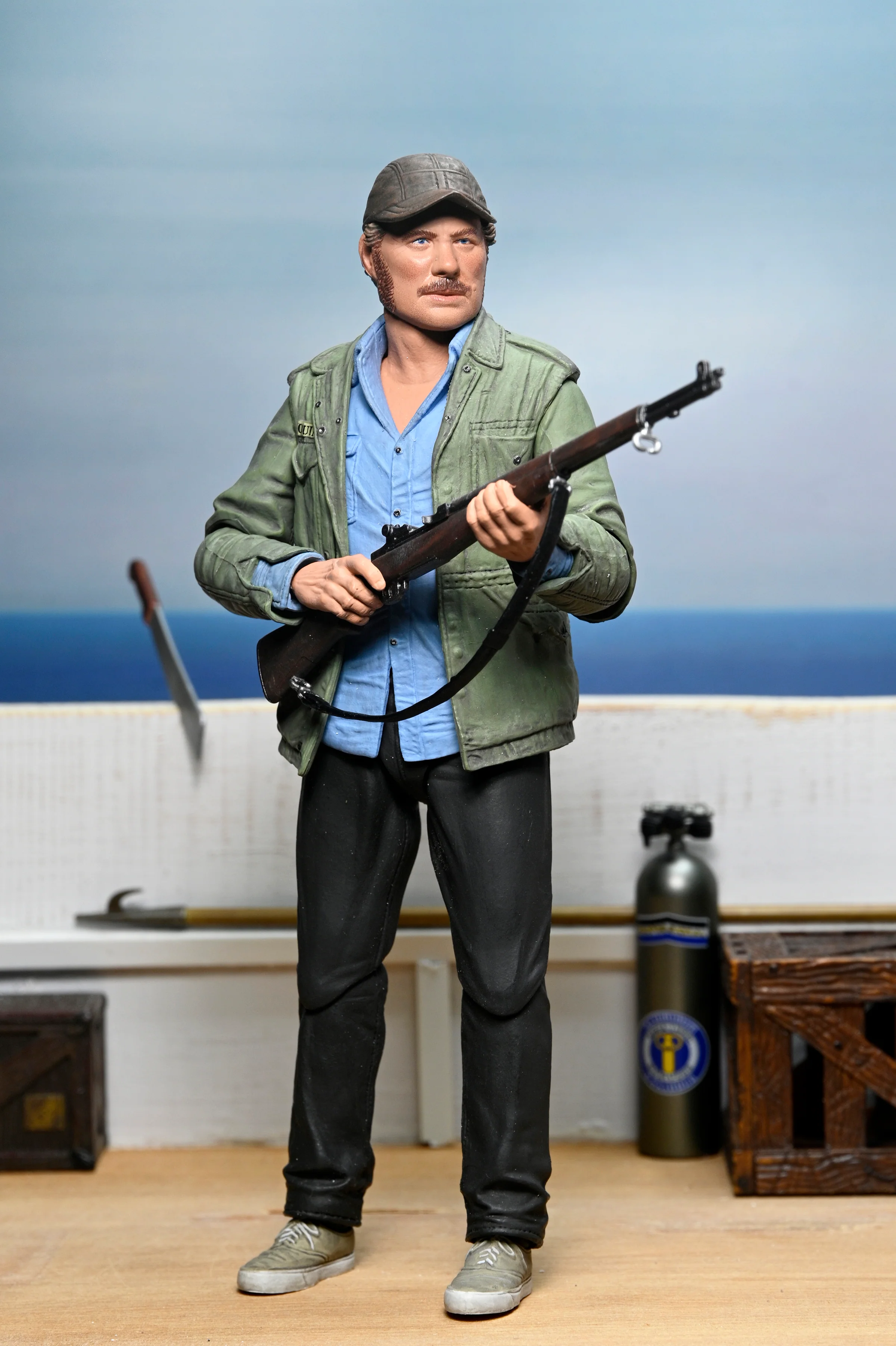 Jaws - 50th Anniversary Ultimate Sam Quint 7” Scale Action Figure - Image 4