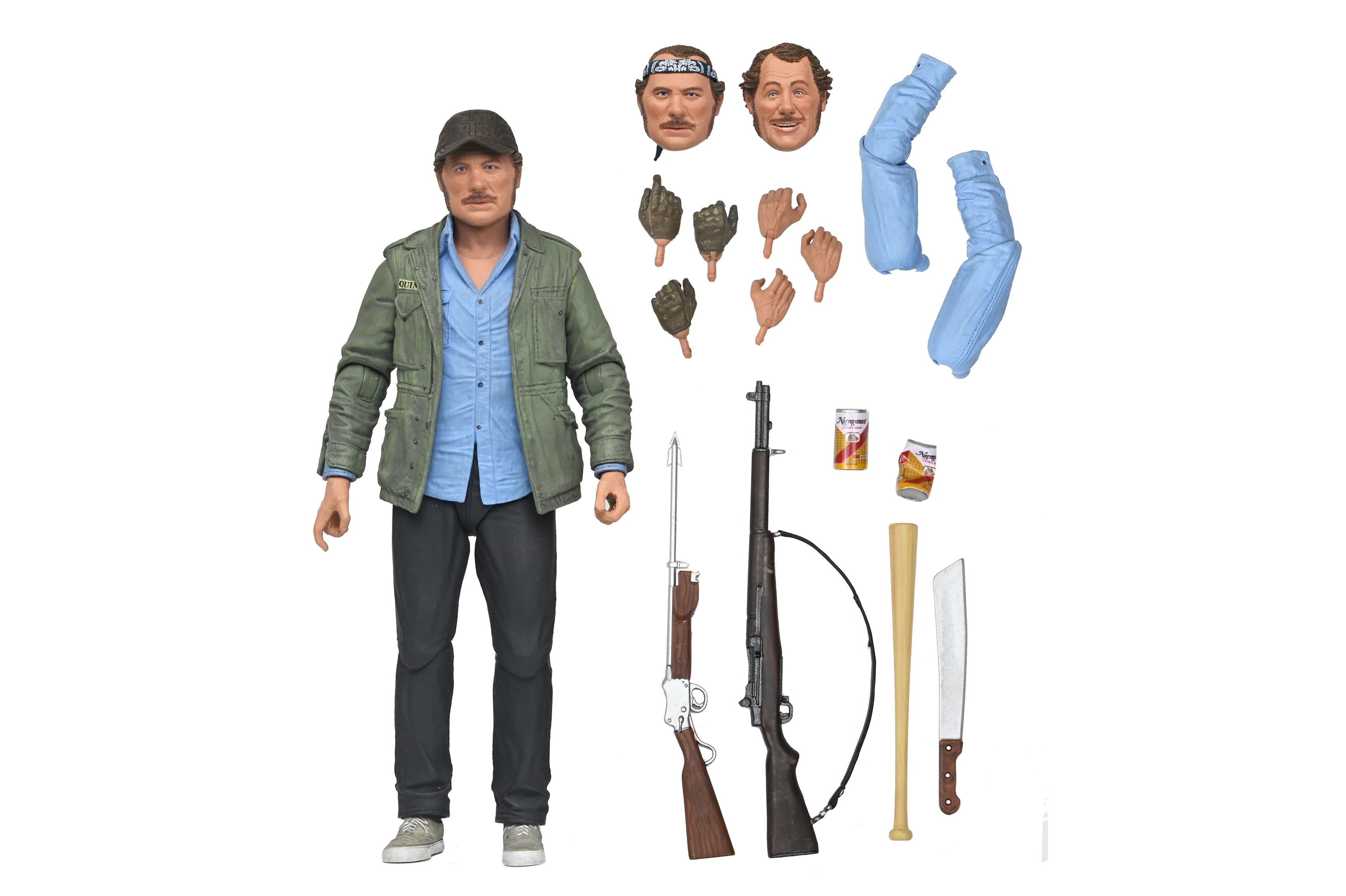 Jaws - 50th Anniversary Ultimate Sam Quint 7” Scale Action Figure - Image 12