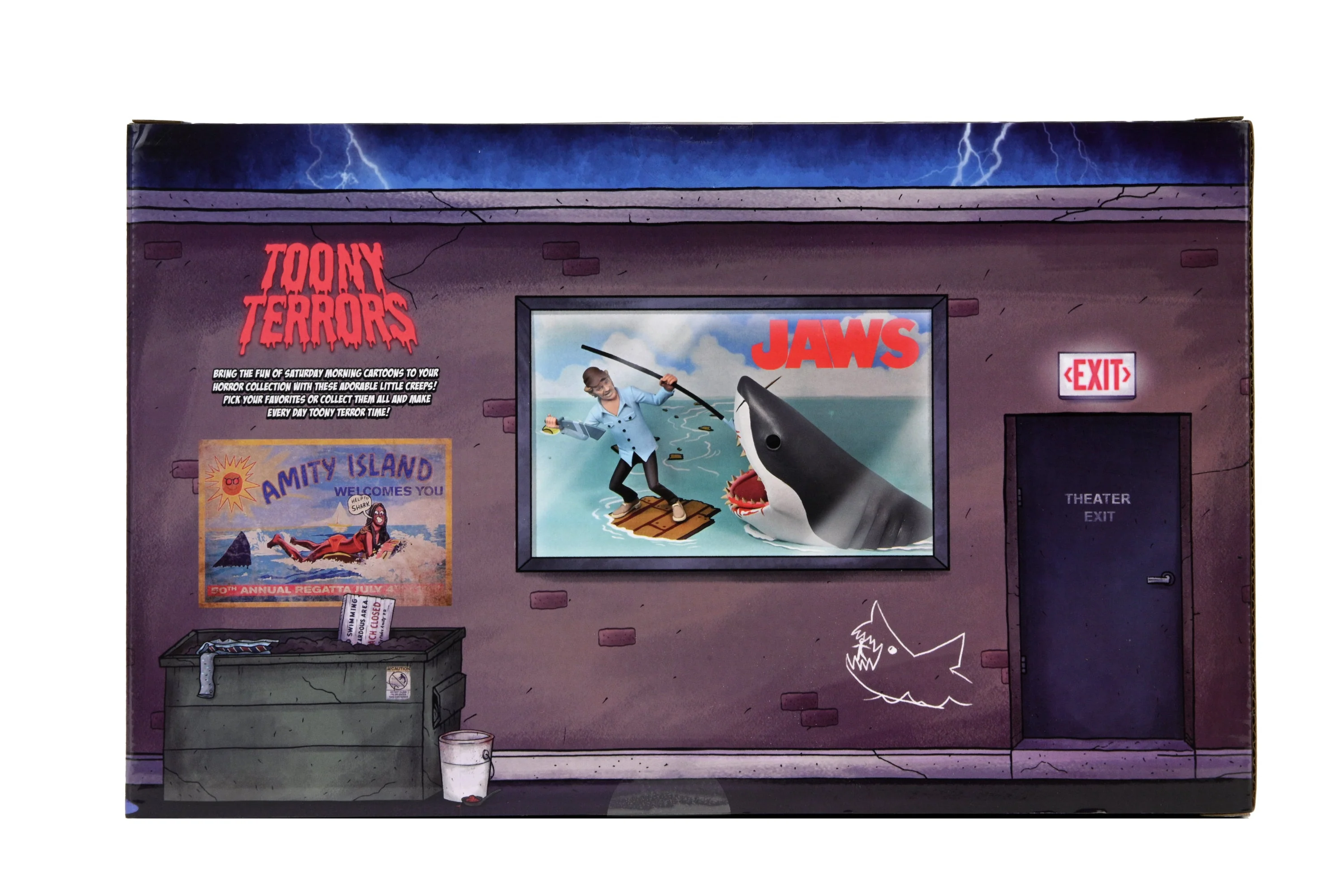 Jaws - Toony Terrors Quint and Shark 6" Scale Action Figures (2-Pack) - Image 10