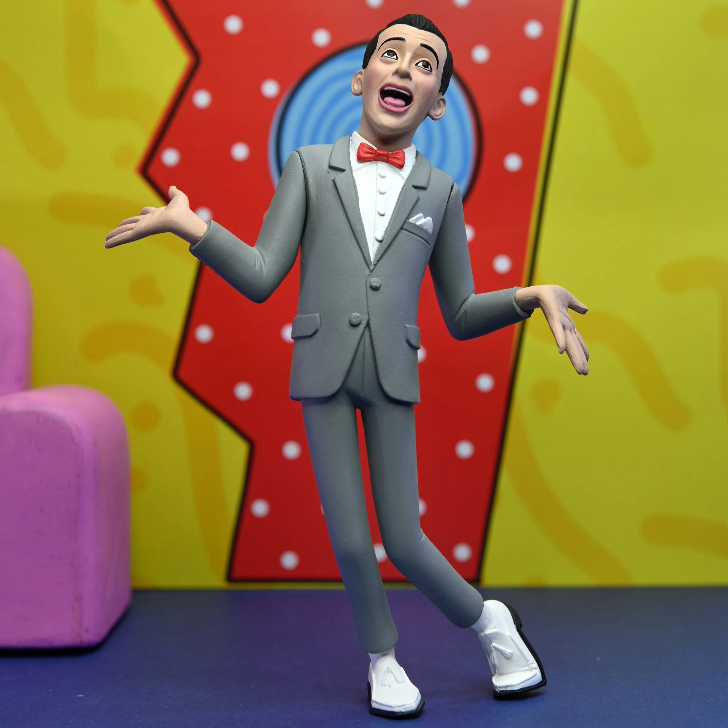 Pee-wee’s Playhouse - Pee-wee and Pterri 6” Scale Action Figure - Image 3