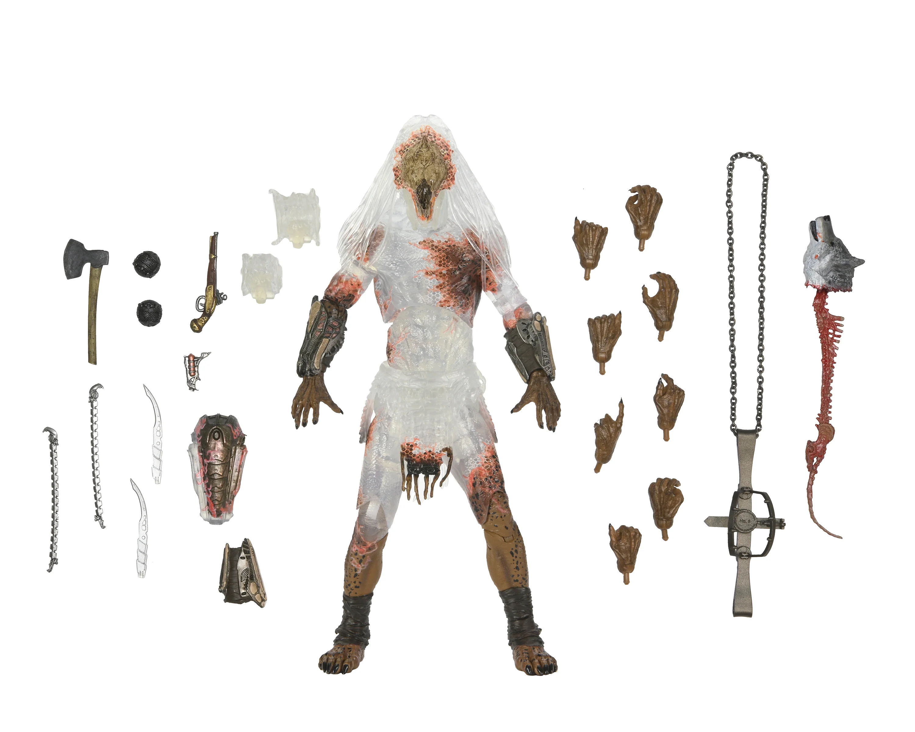 Prey - Ultimate “Camo Reveal” Feral Predator 7” Scale Action Figure (2024 Con Exclusive) (PRE-ORDER) - Image 3