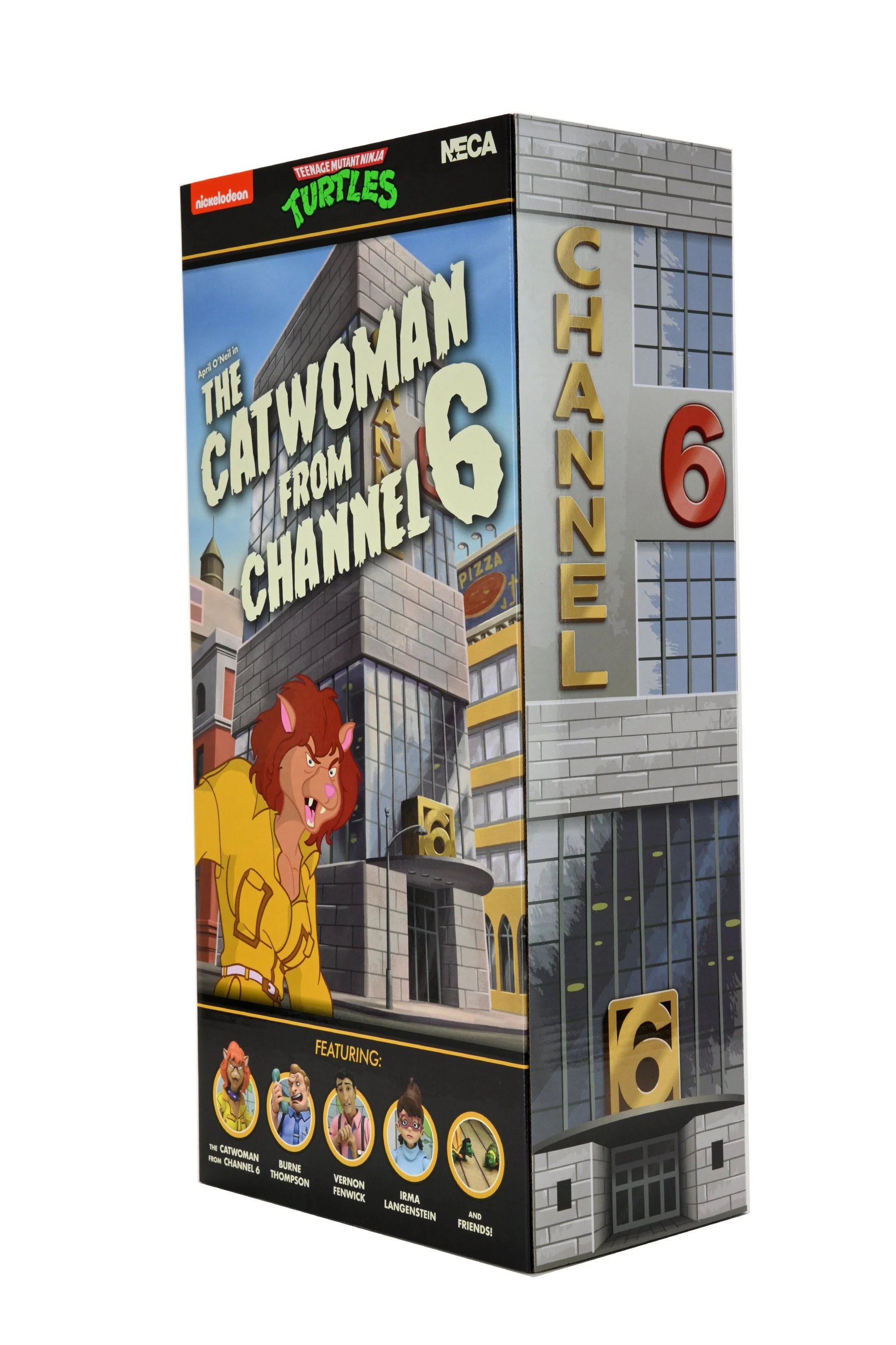 Teenage Mutant Ninja Turtles (1987 Cartoon) - Channel 6 Newsroom 7” Scale Action Figure 4-Pack - Image 33