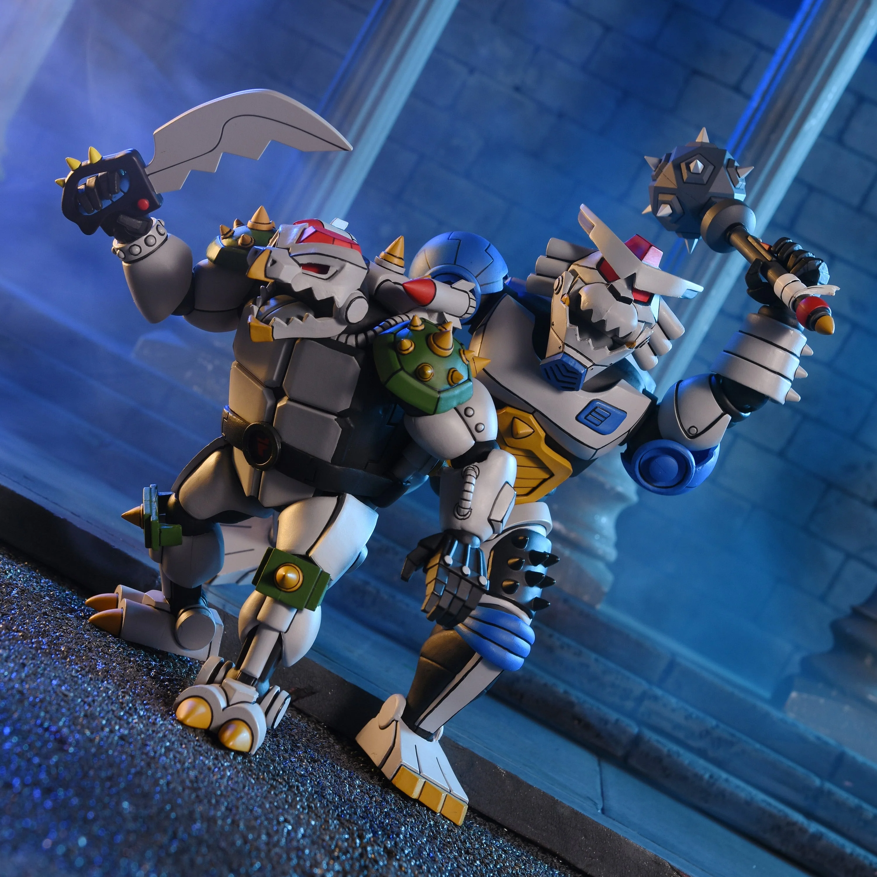 Teenage Mutant Ninja Turtles (1987 Cartoon) - Robo Tokka & Rahzar 7" Scale Action Figure 2-Pack - Image 2