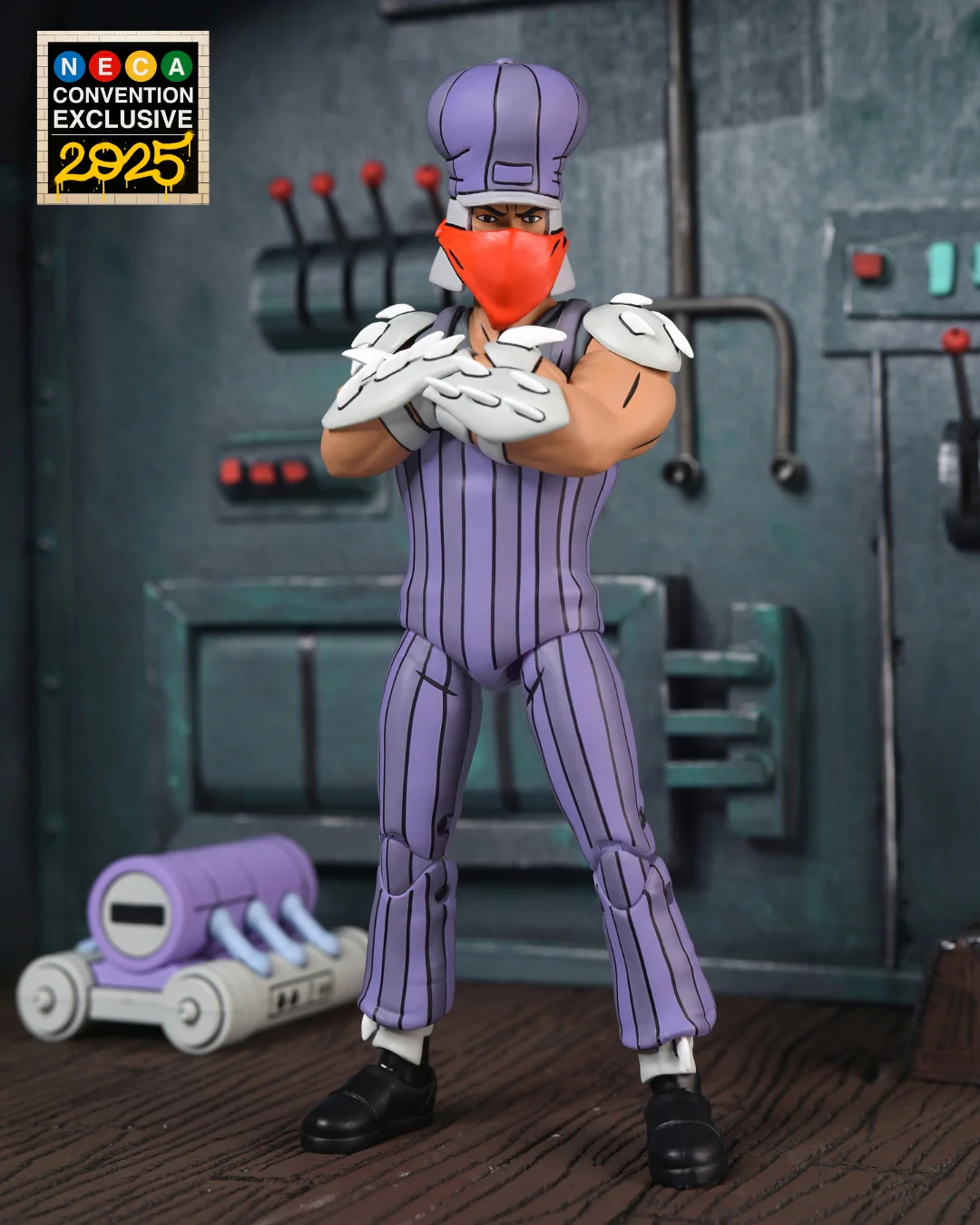 Teenage Mutant Ninja Turtles (1987 Cartoon) - Ultimate Train Track Takedown Shredder 7” Scale Action Figure (2025 CON EXCLUSIVE) - Image 2