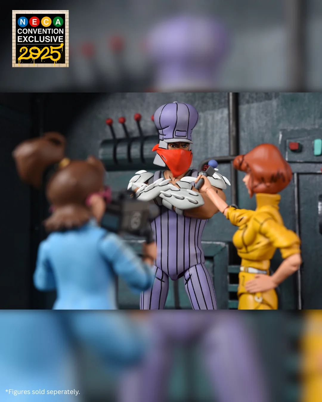 Teenage Mutant Ninja Turtles (1987 Cartoon) - Ultimate Train Track Takedown Shredder 7” Scale Action Figure (2025 CON EXCLUSIVE) - Image 8