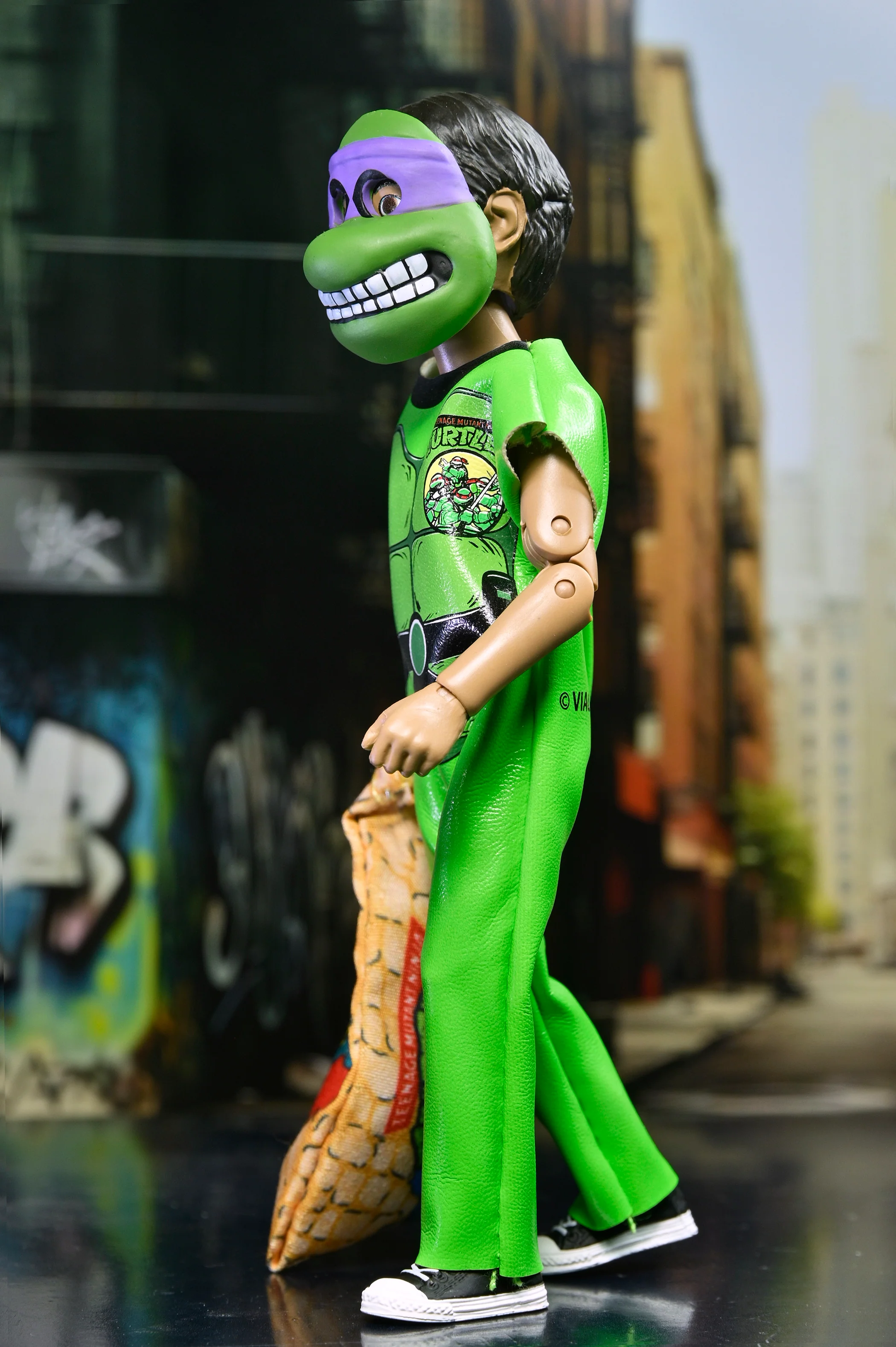 Teenage Mutant Ninja Turtles (1987 Cartoon) x Ben Cooper Costume Kids Collection Series 11 Bundle (Donatello, Leonard, Michelangelo, Raphael, Bebop, Rocksteady & Shredder) - Image 7
