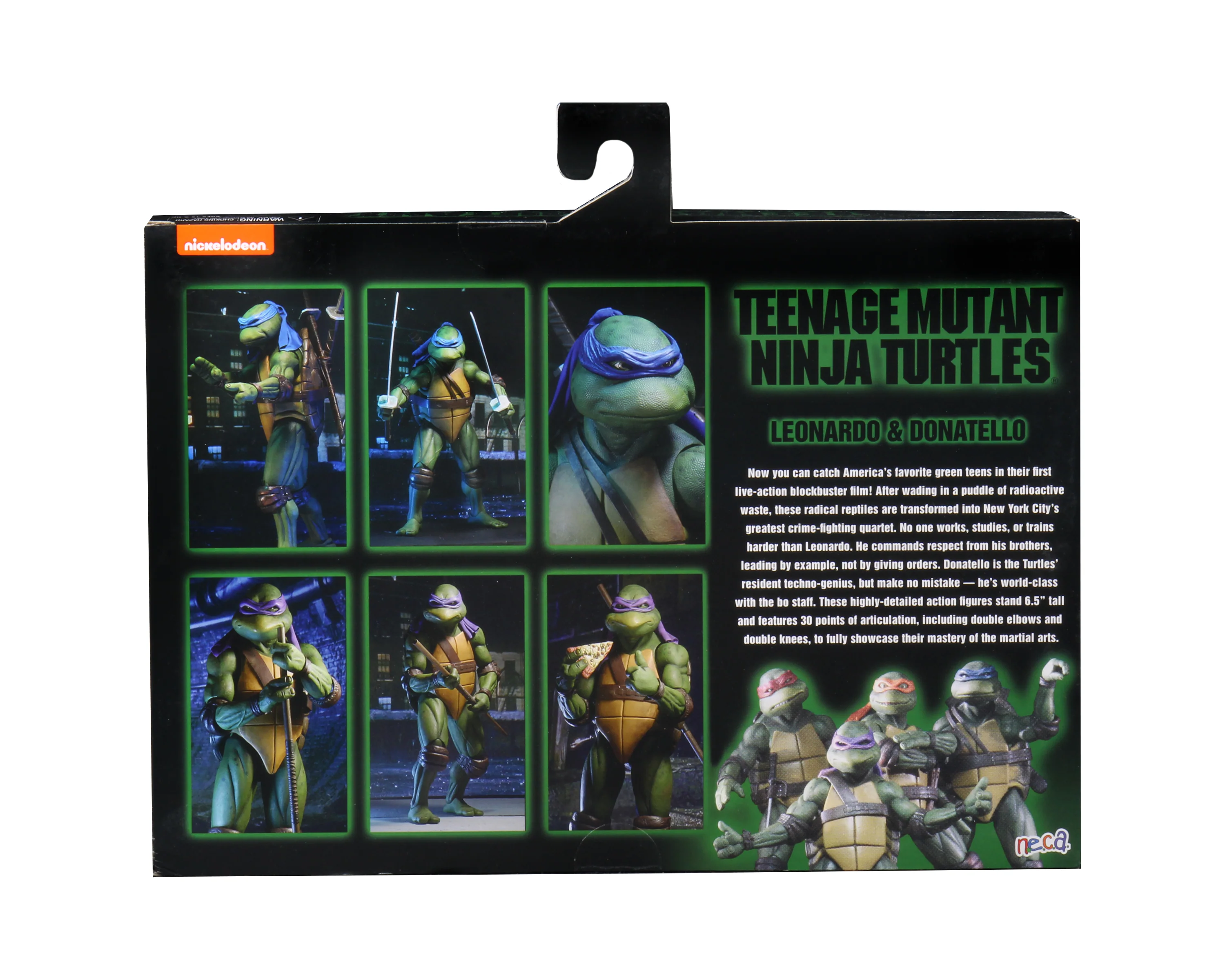 Teenage Mutant Ninja Turtles (1990 Movie) - Leonardo & Donatello 7” Scale-Action Figure (2-Pack) - Image 3