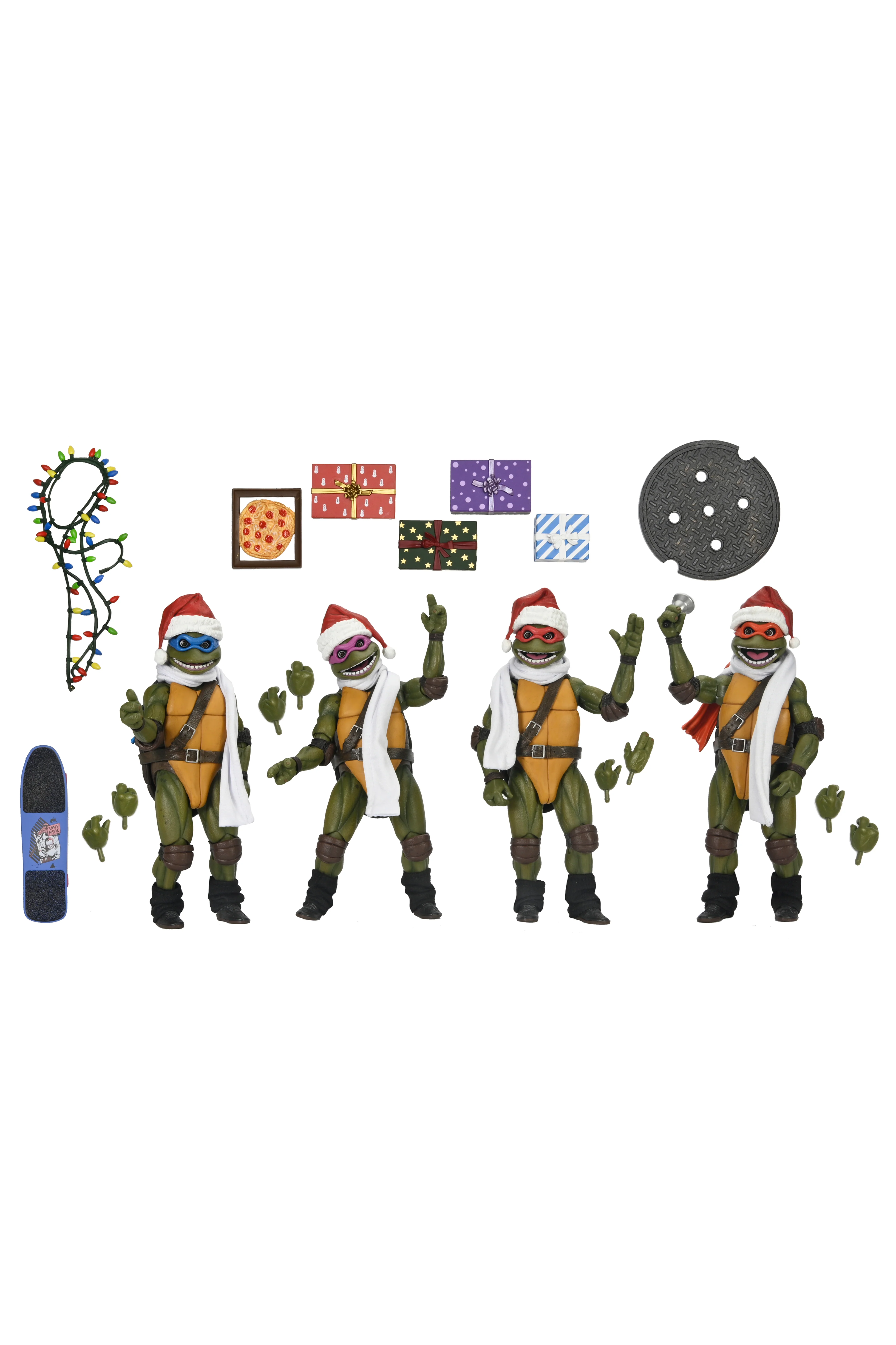 Teenage Mutant Ninja Turtles (1990 Movie) - Dimension X-Mas Vacation 7" Scale Action Figure (4-Pack) - Image 16