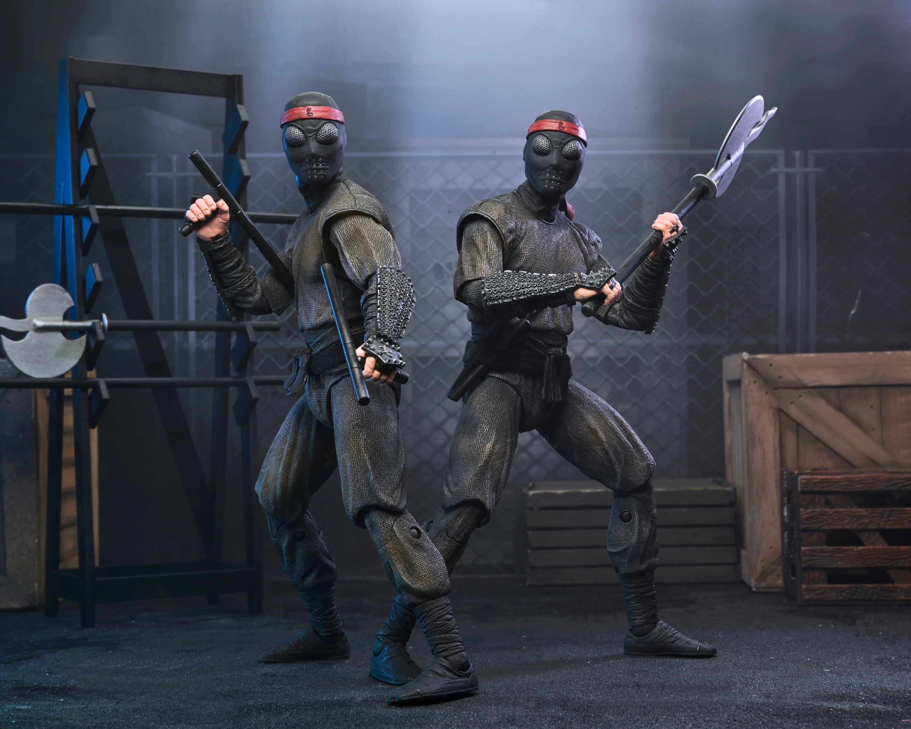 Teenage Mutant Ninja Turtles 2 - Foot Soldier with Weapons Rack 7” Scale Action Figures (2-Pack) - Image 4
