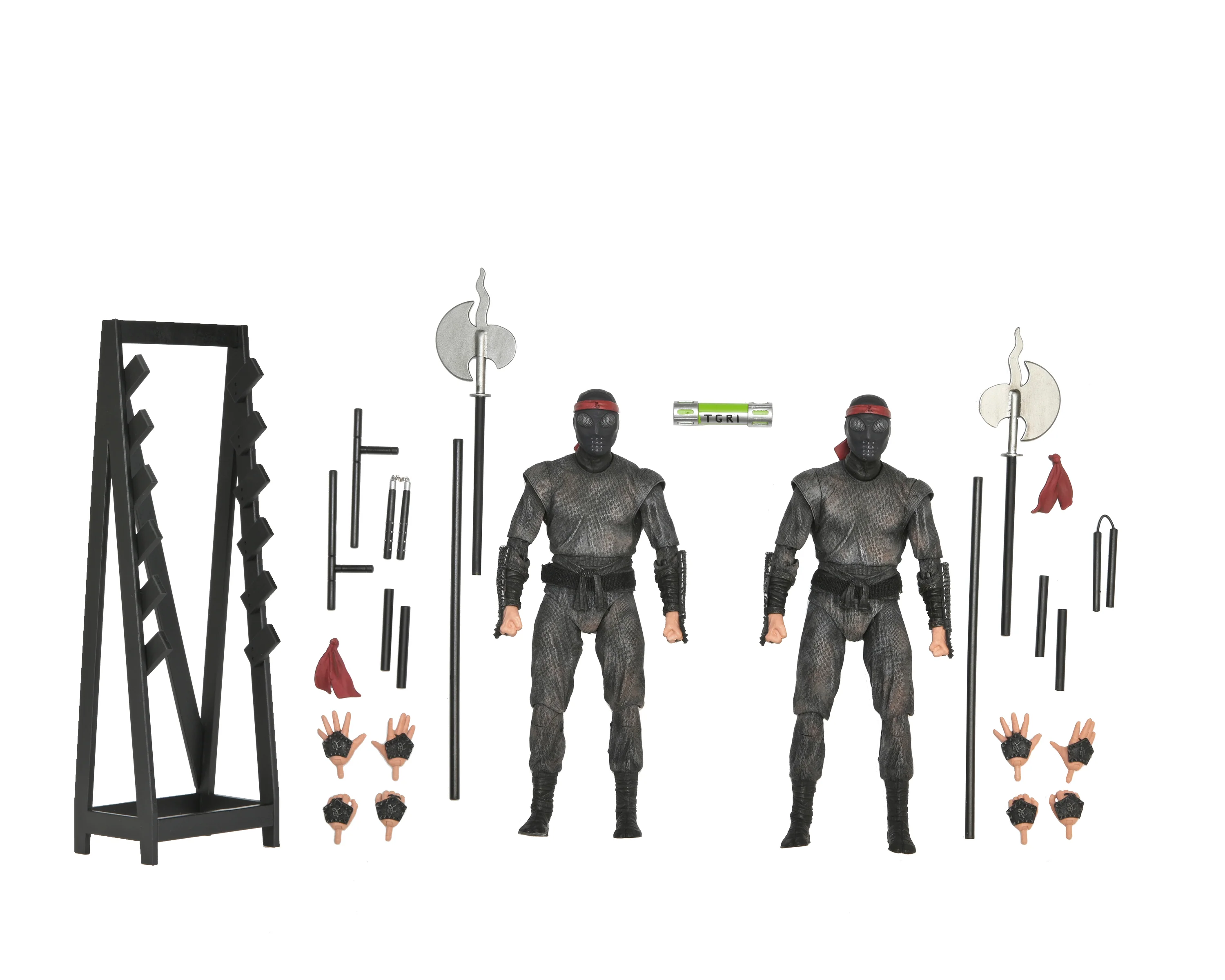 Teenage Mutant Ninja Turtles 2 - Foot Soldier with Weapons Rack 7” Scale Action Figures (2-Pack) - Image 7