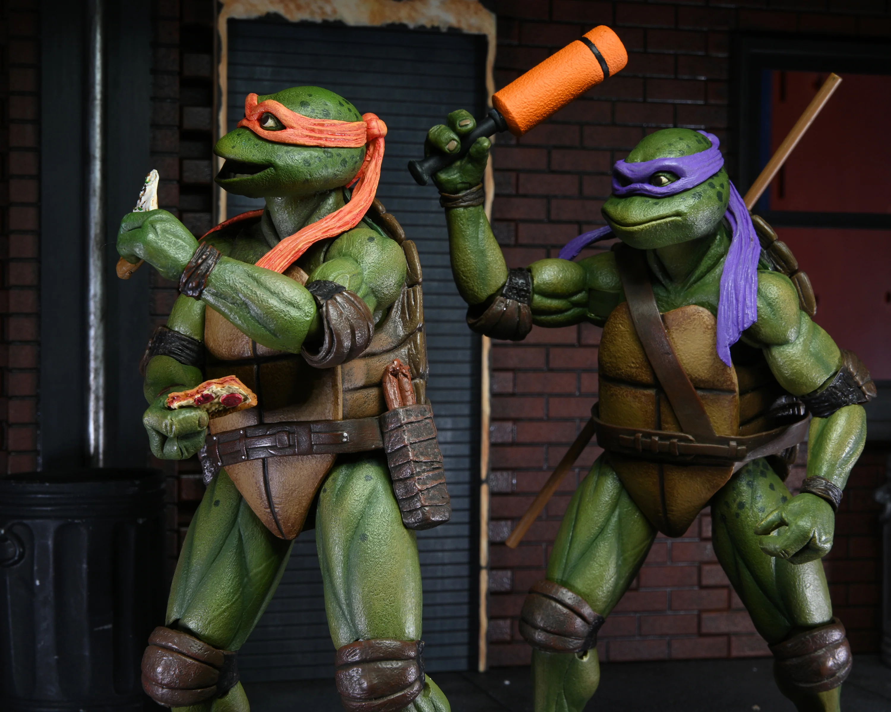 Teenage Mutant Ninja Turtles 2: Secret of the Ooze - Donatello & Michelangelo 7” Scale Action Figures (2-Pack) - Image 19
