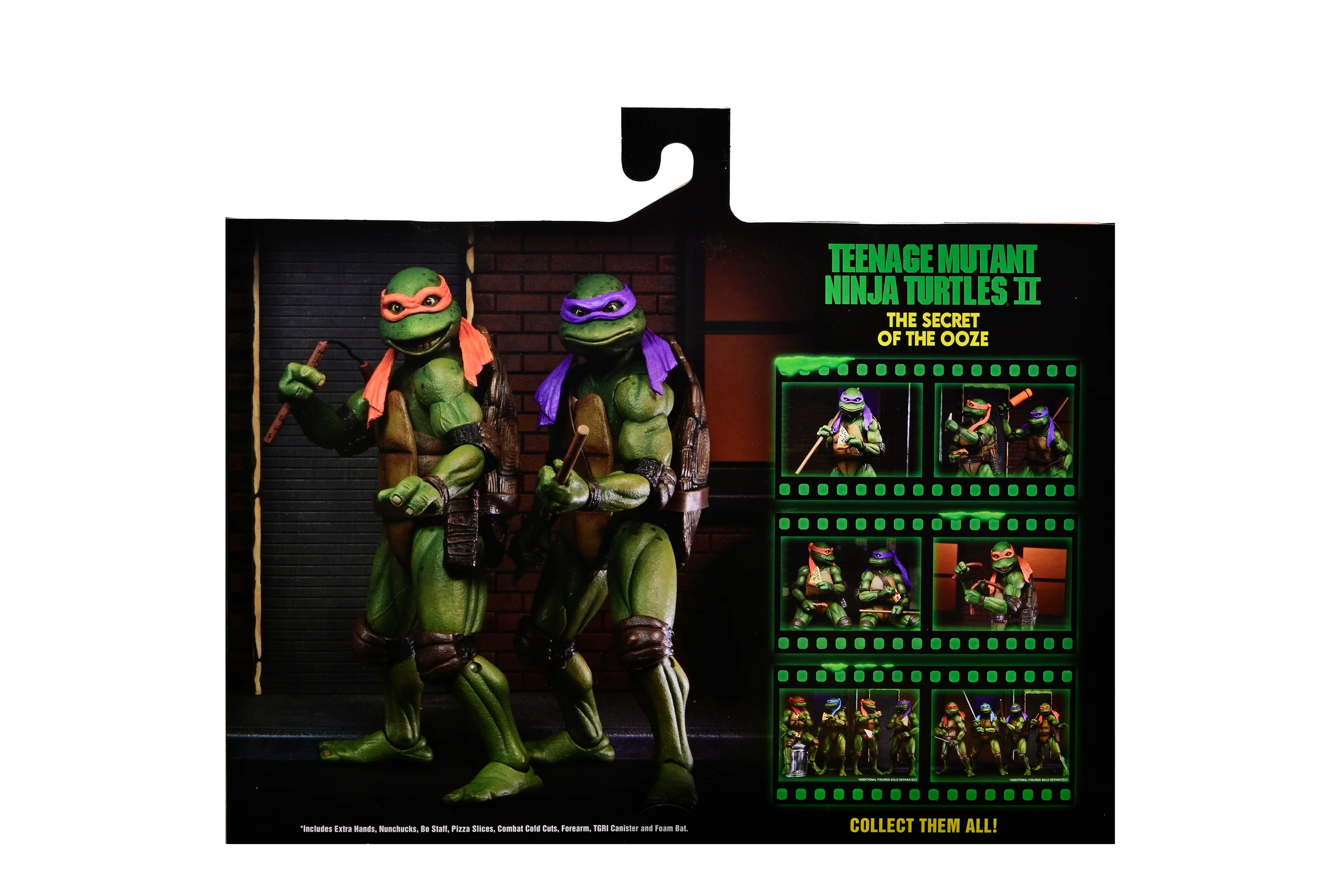 Teenage Mutant Ninja Turtles 2: Secret of the Ooze - Donatello & Michelangelo 7” Scale Action Figures (2-Pack) - Image 30