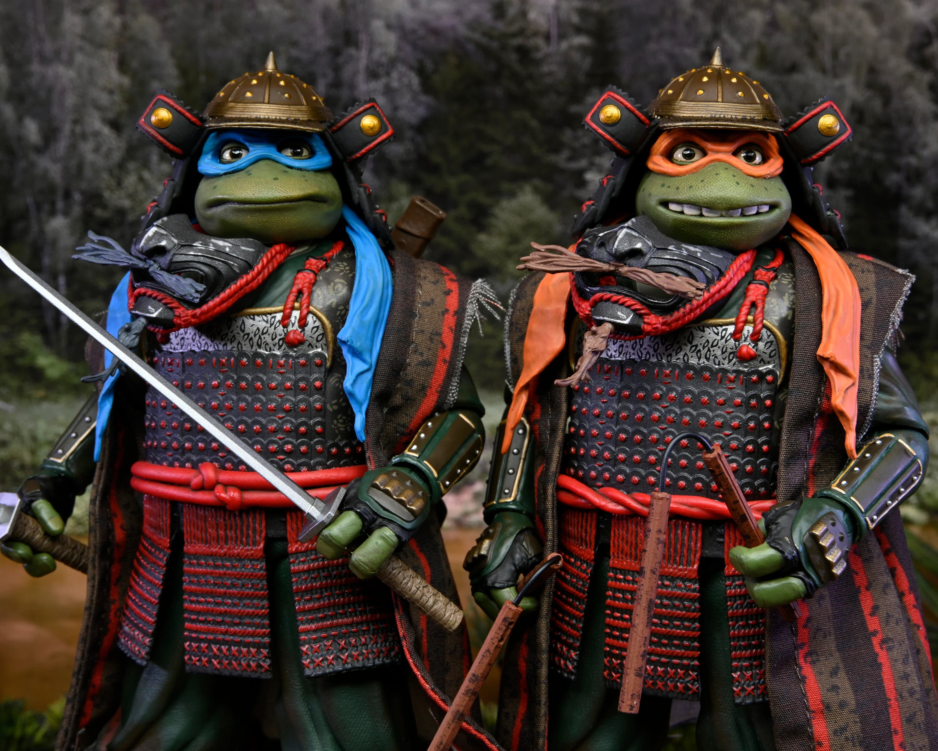 Teenage Mutant Ninja Turtles 3 - Leonardo and Michelangelo 7" Scale Action Figures (2-Pack) - Image 7