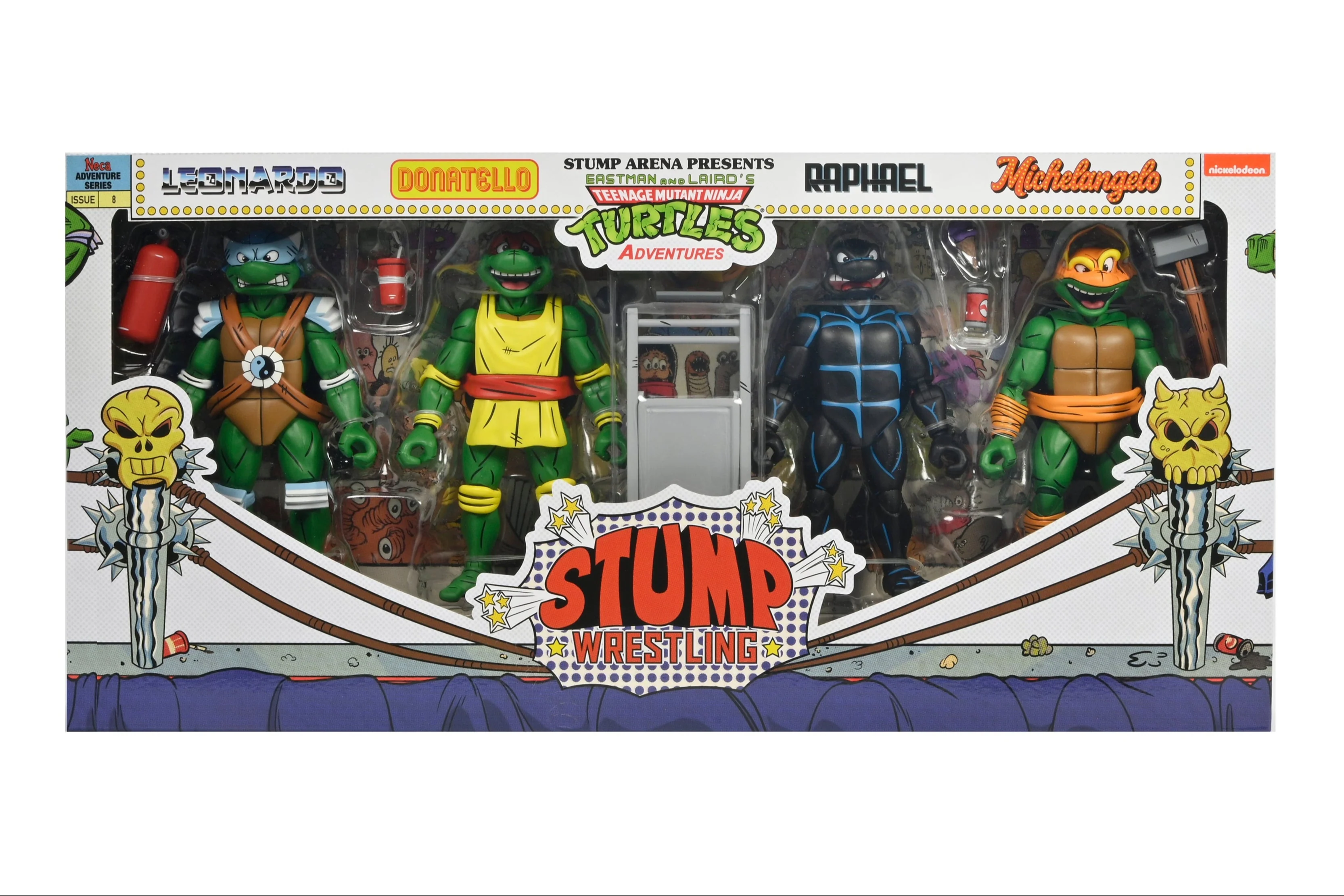 Teenage Mutant Ninja Turtles (Archie Comics) - Stump Wrestling Action Figure Bundle - Image 38
