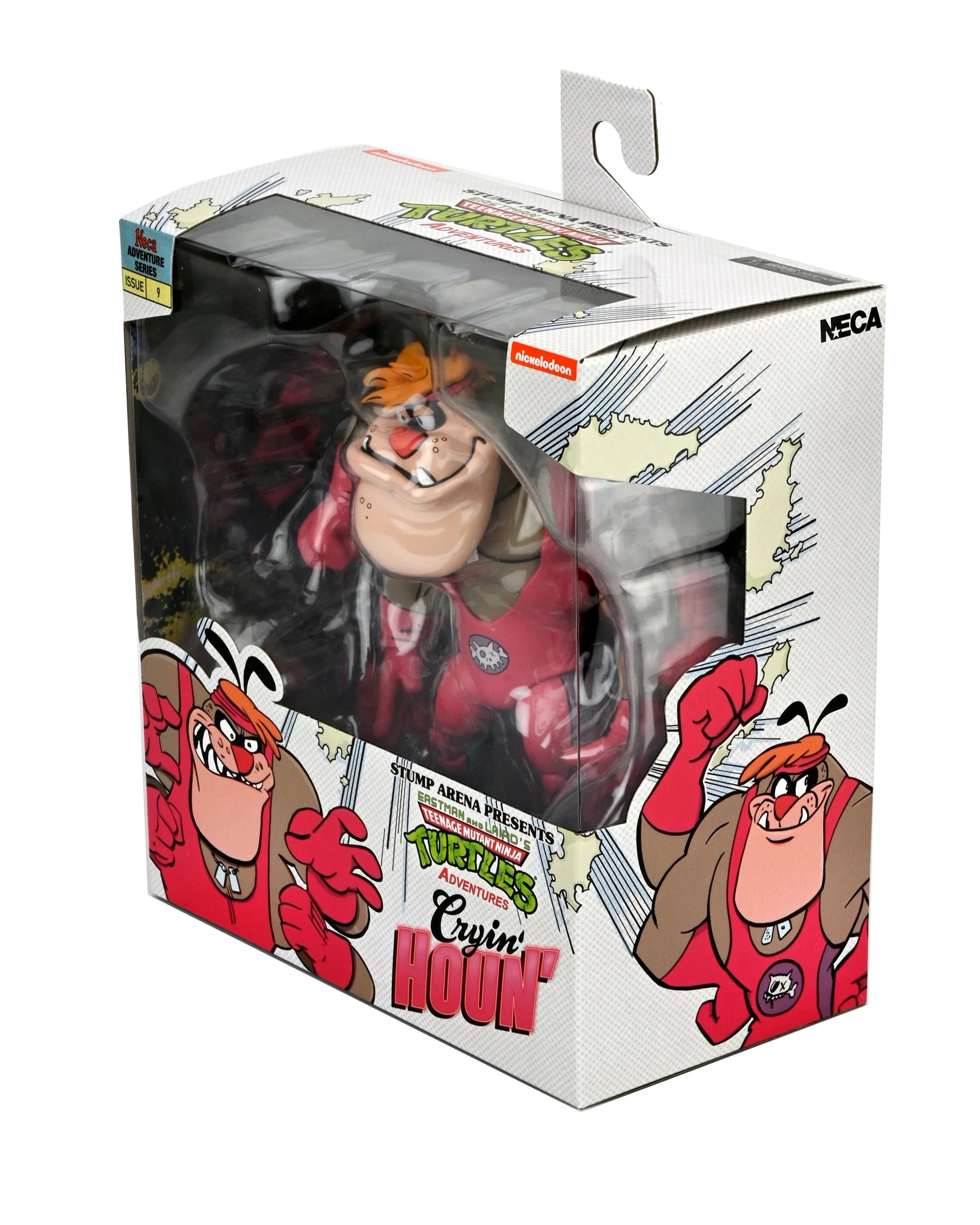 Teenage Mutant Ninja Turtles (Archie Comics) - Stump Wrestling Cryin' Houn' Deluxe 7ā Scale Action Figure - Image 14