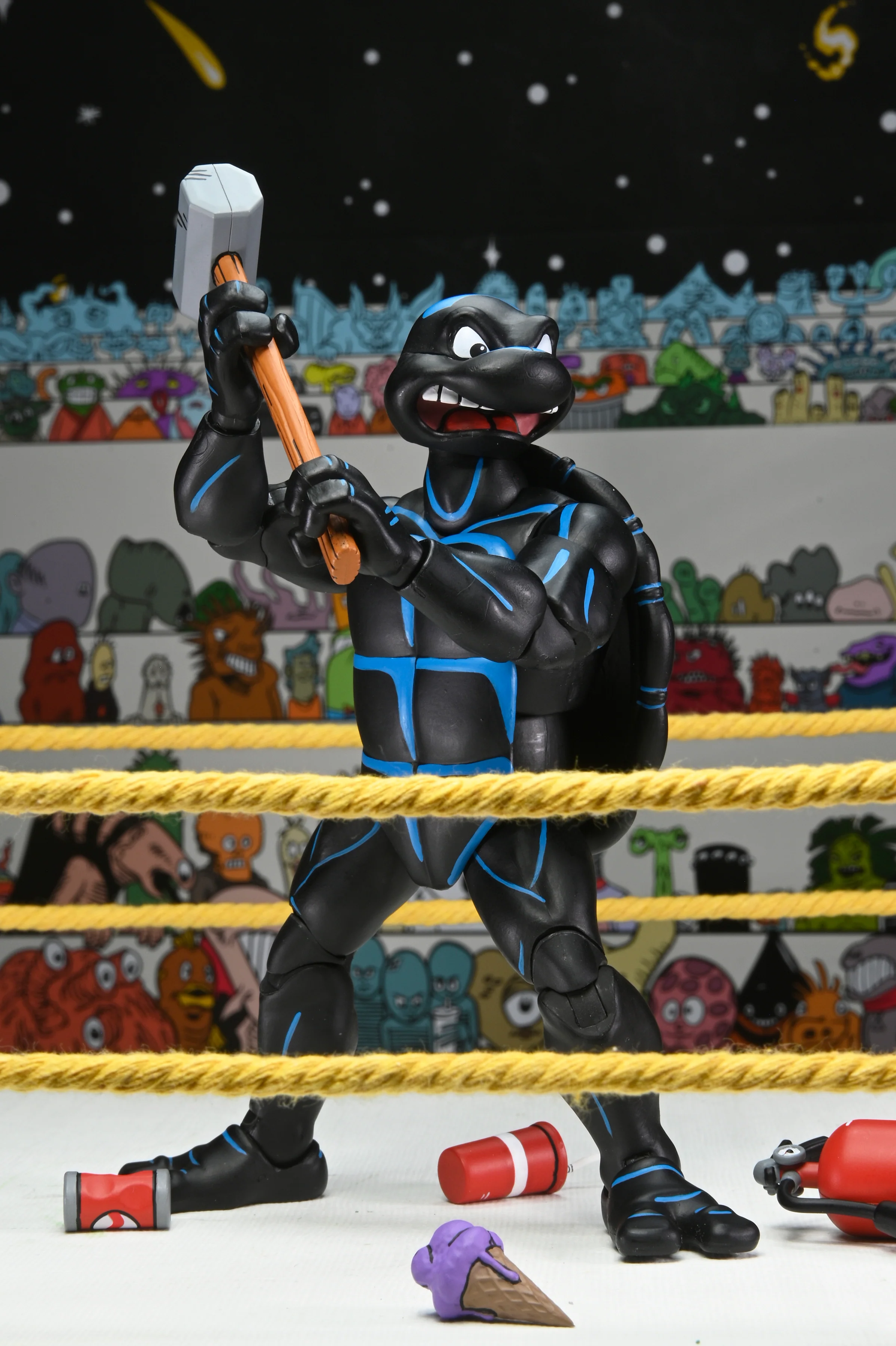 Teenage Mutant Ninja Turtles (Archie Comics) - Stump Wrestling Action Figure Bundle - Image 7