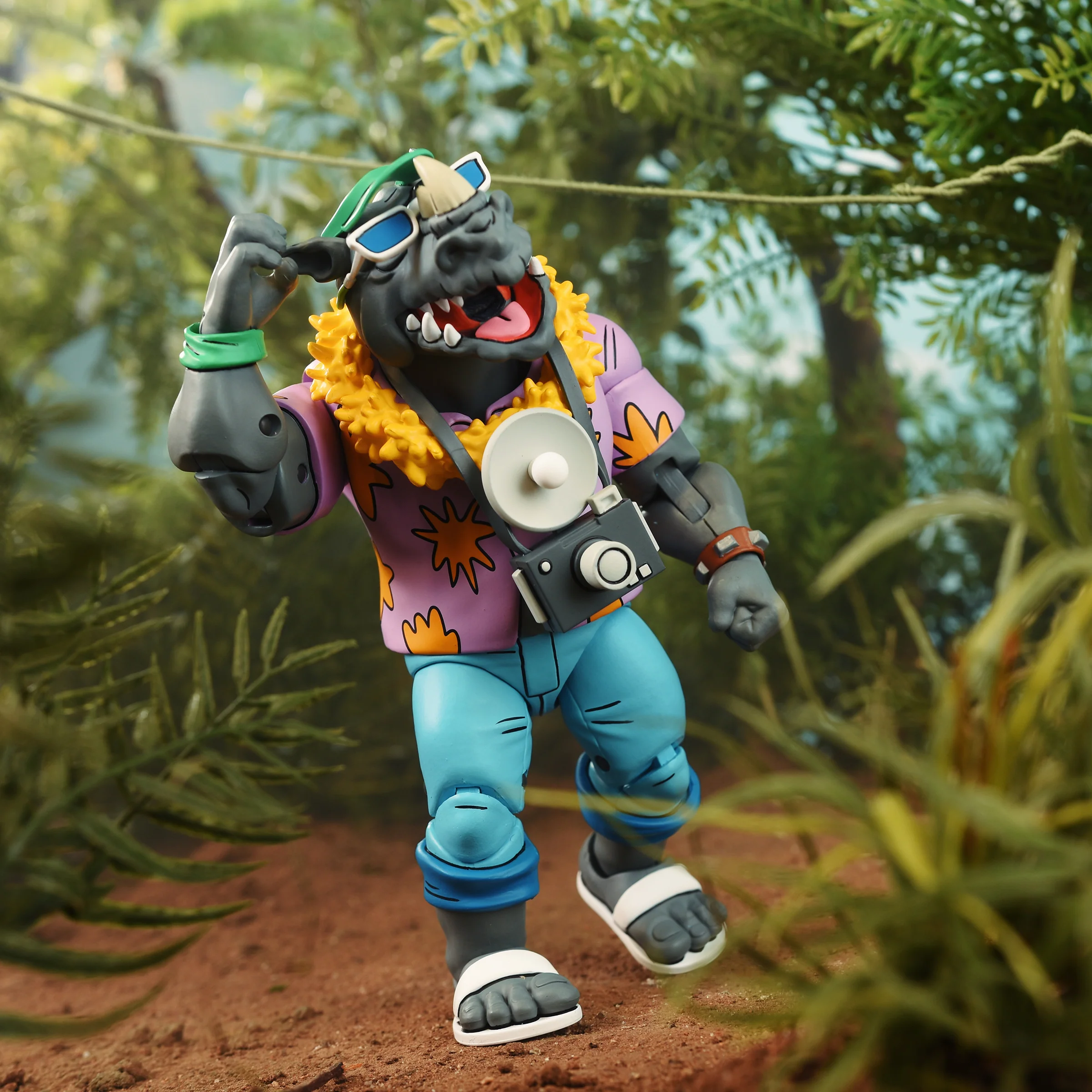 Teenage Mutant Ninja Turtles (Cartoon) - Vacation Bebop and Rocksteady 7" Scale Action Figure 2-Pack - Image 3