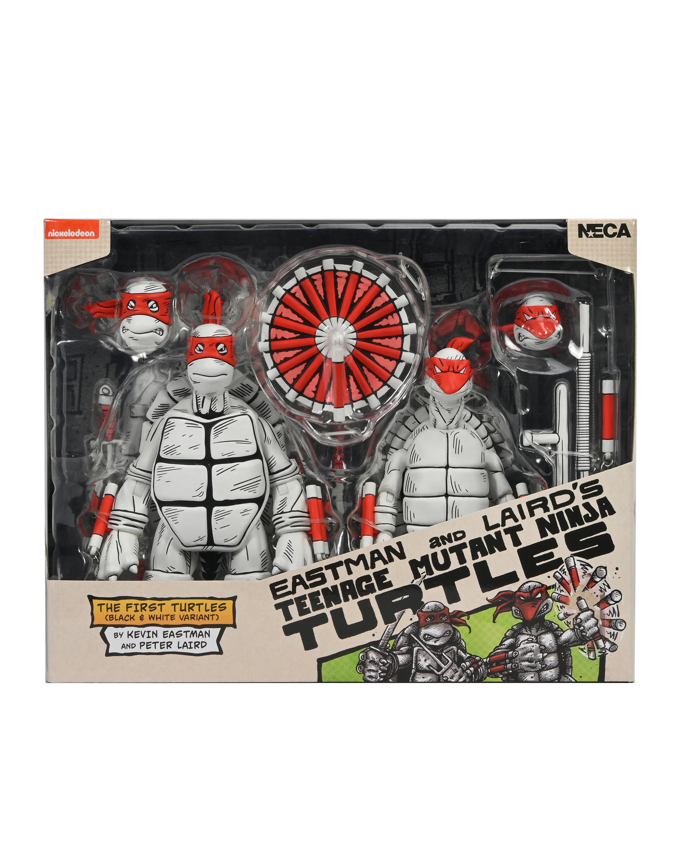 Teenage Mutant Ninja Turtles (Mirage Comics) - Black and White First Turtles 7" Scale Action Figure 2-Pack - Image 13